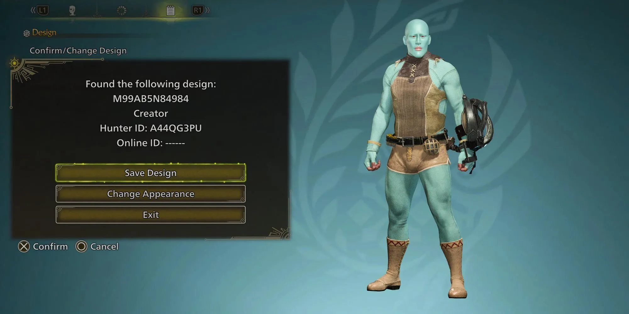 Tạo hình Handsome Squidward hài hước trong Monster Hunter Wilds