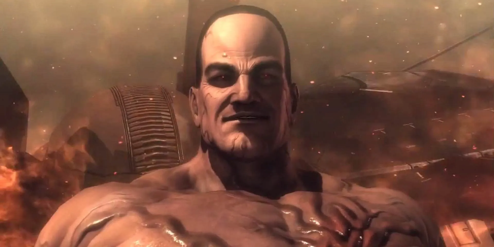 Thượng nghị sĩ Armstrong, trùm cuối cơ bắp cuồn cuộn trong Metal Gear Rising Revengeance