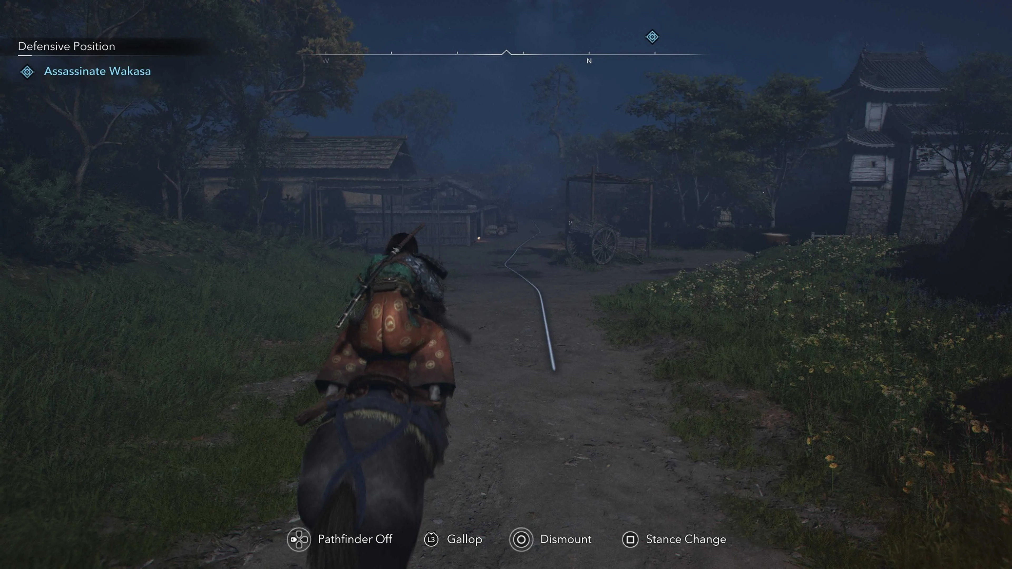 Tính năng Người dẫn đường hiển thị lộ trình tối ưu trên bản đồ Assassin's Creed Shadows