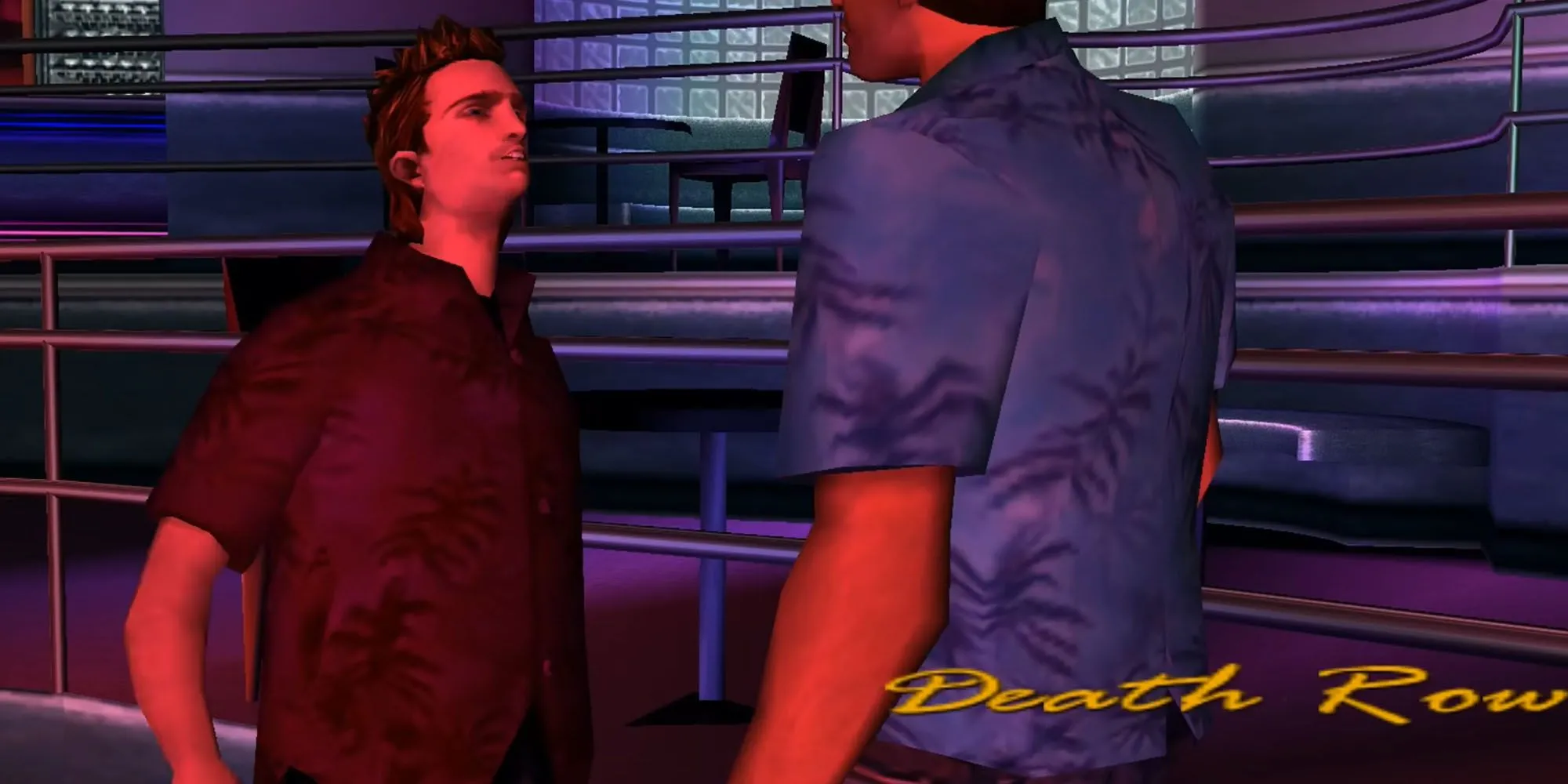 Tommy Vercetti chiến đấu giải cứu Lance Vance tại bãi phế liệu trong nhiệm vụ Death Row GTA Vice City đầy căng thẳng
