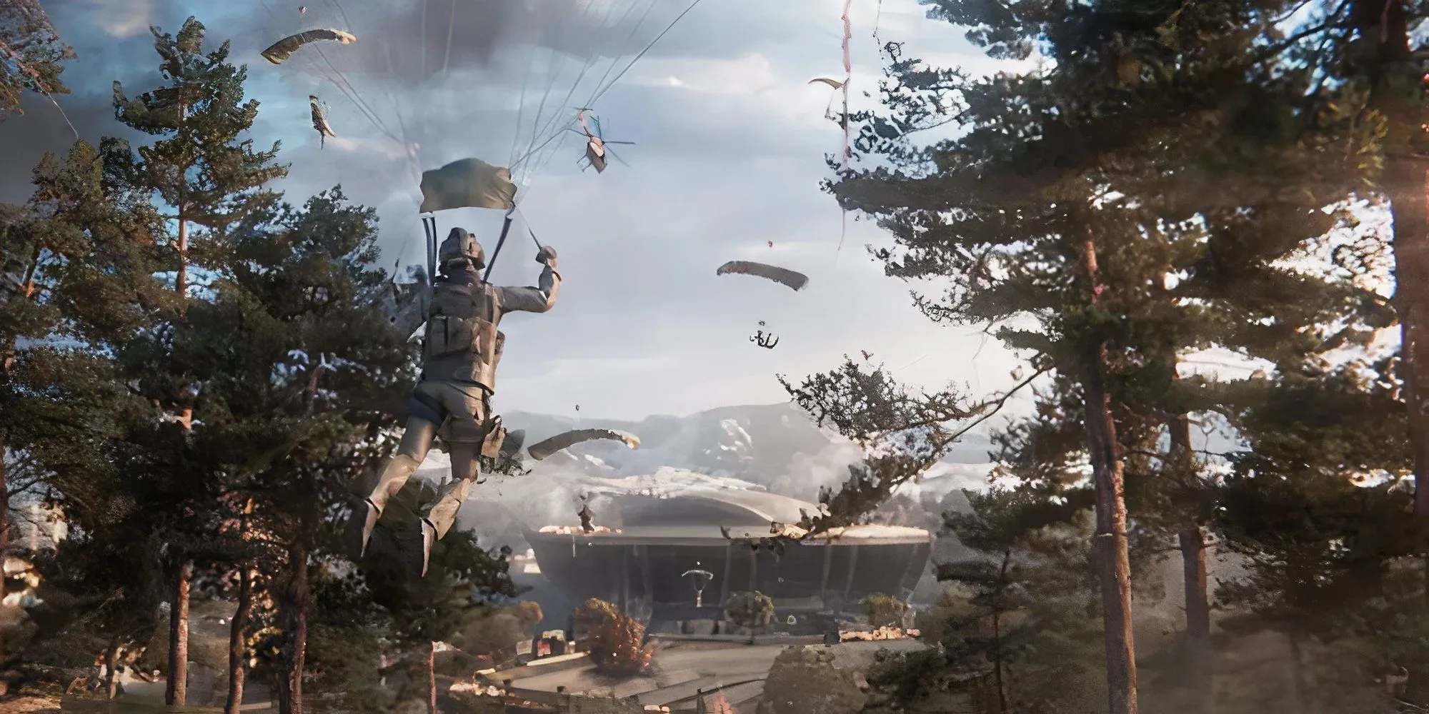 Tổng quan bản đồ Verdansk trong Call of Duty Warzone với các khu vực nổi tiếng