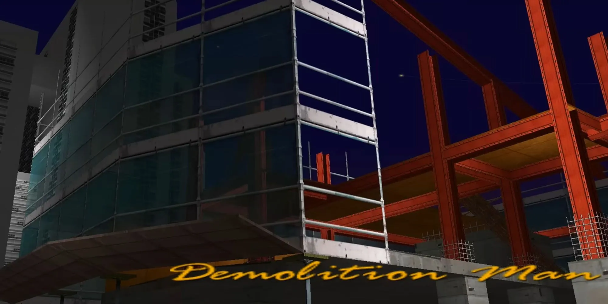 Trực thăng RC Goblin đang thả bom tại công trường xây dựng trong nhiệm vụ Demolition Man GTA Vice City với thời gian giới hạn