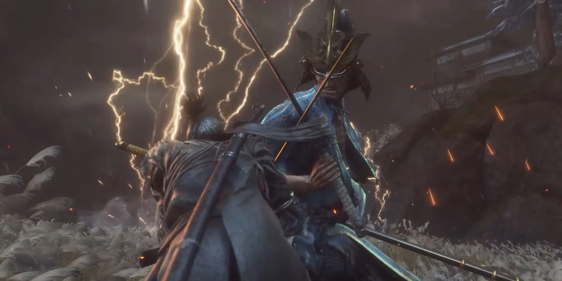 Wolf đối đầu Kiếm Thánh Isshin, trùm cuối huyền thoại trong Sekiro Shadows Die Twice