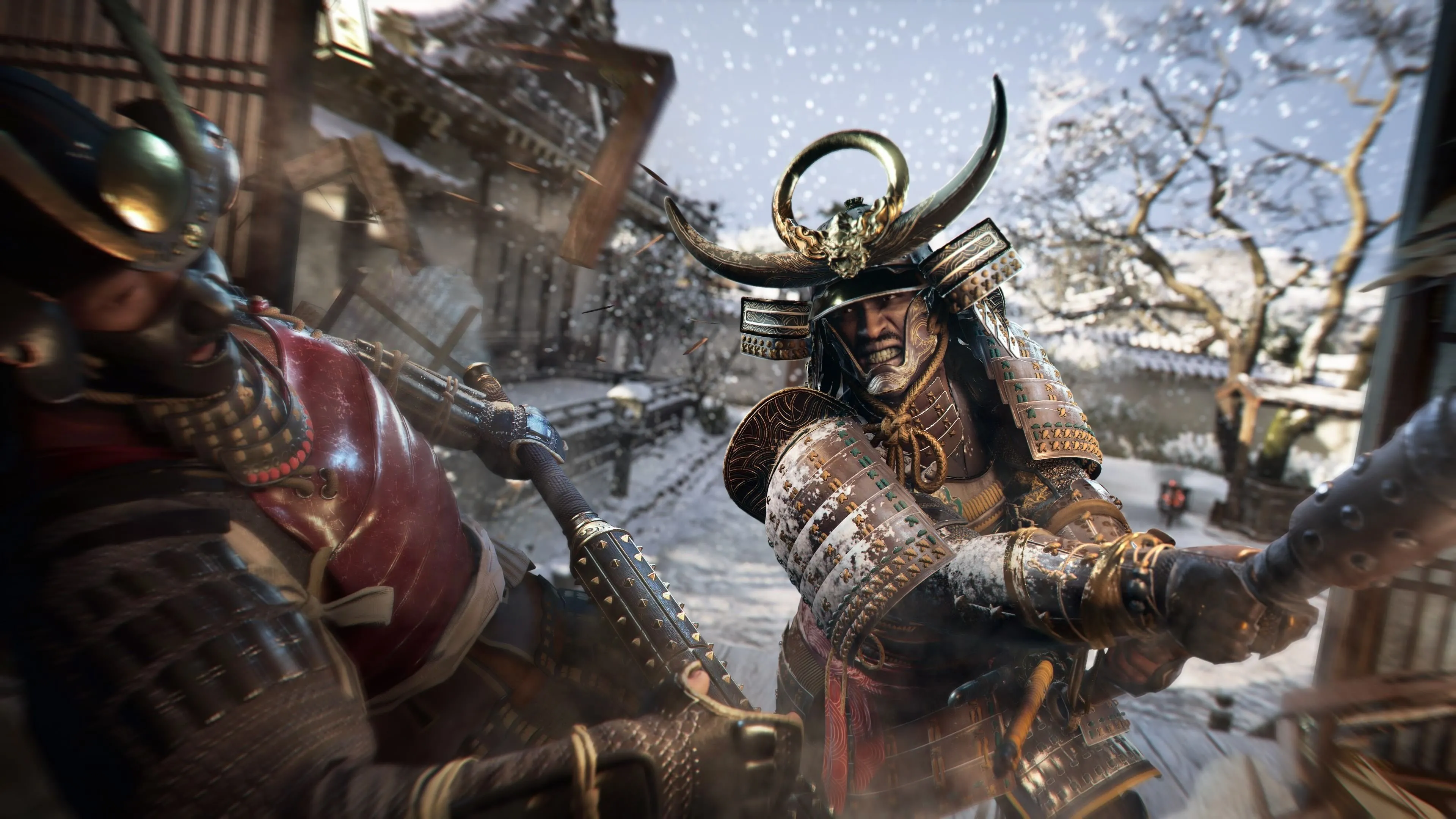 Yasuke trong một trận chiến ác liệt với nhiều kẻ địch trong Assassin's Creed Shadows