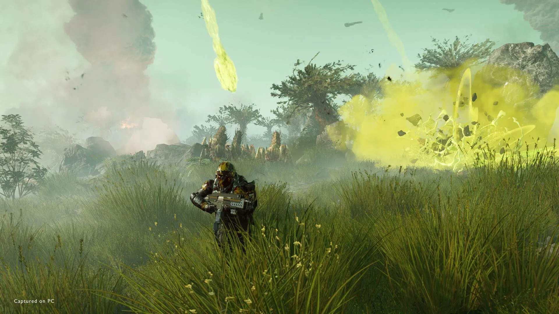 Ảnh báo chí 4: Phi thuyền và chiến trường rộng lớn trong Helldivers 2