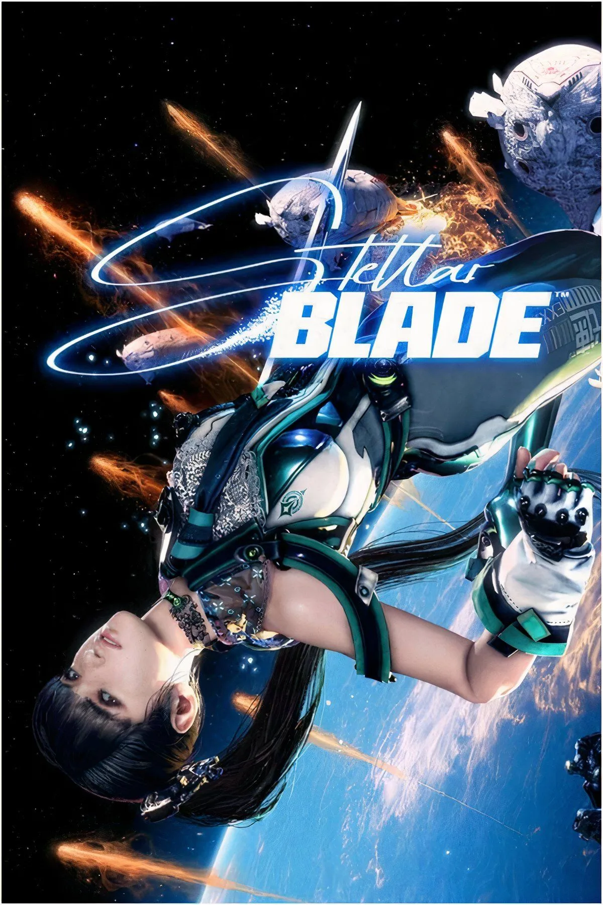 Ảnh ghép các cảnh trong game Stellar Blade, minh họa lối chơi và đồ họa