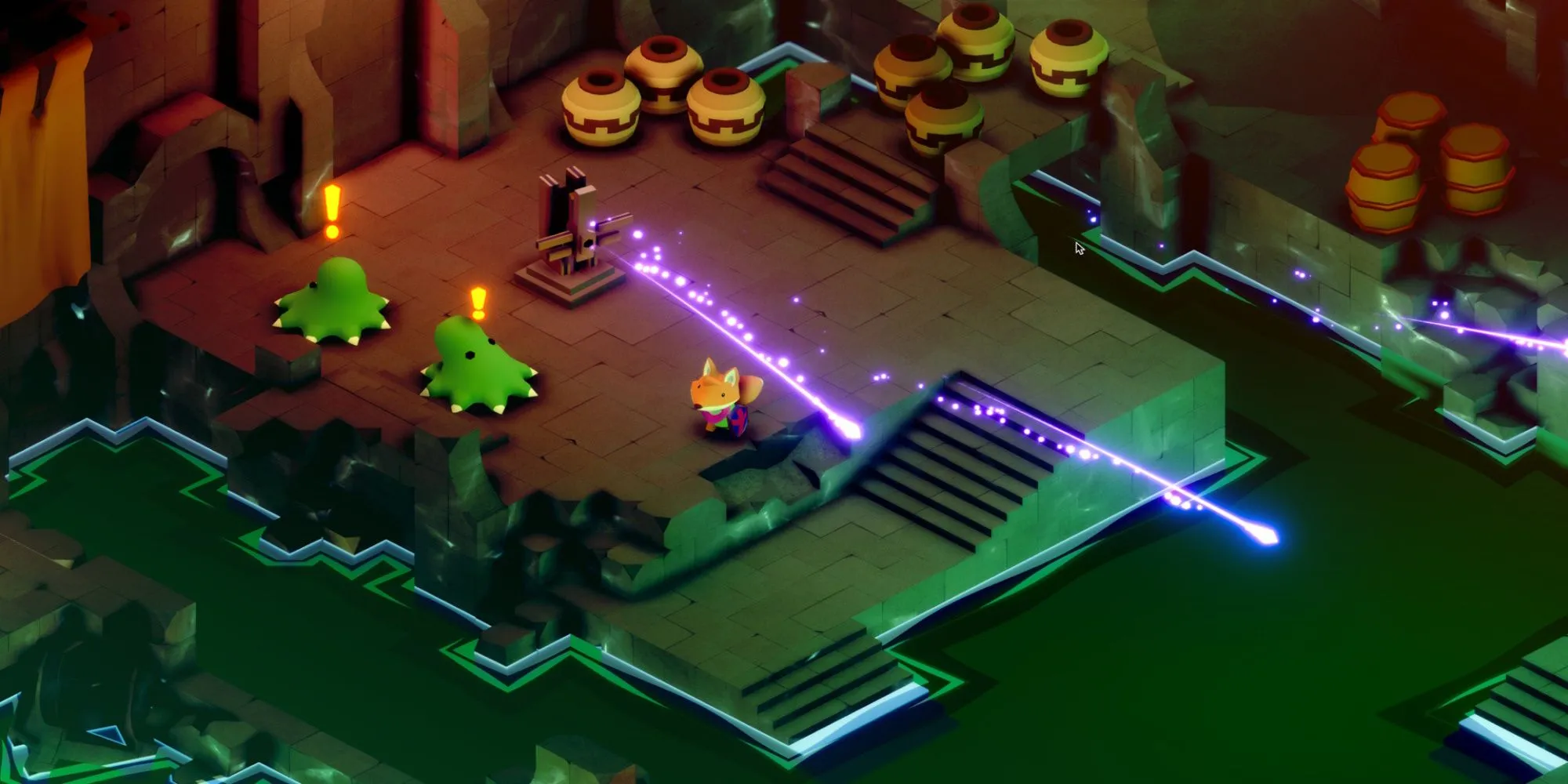 Cảnh gameplay Tunic trên Steam