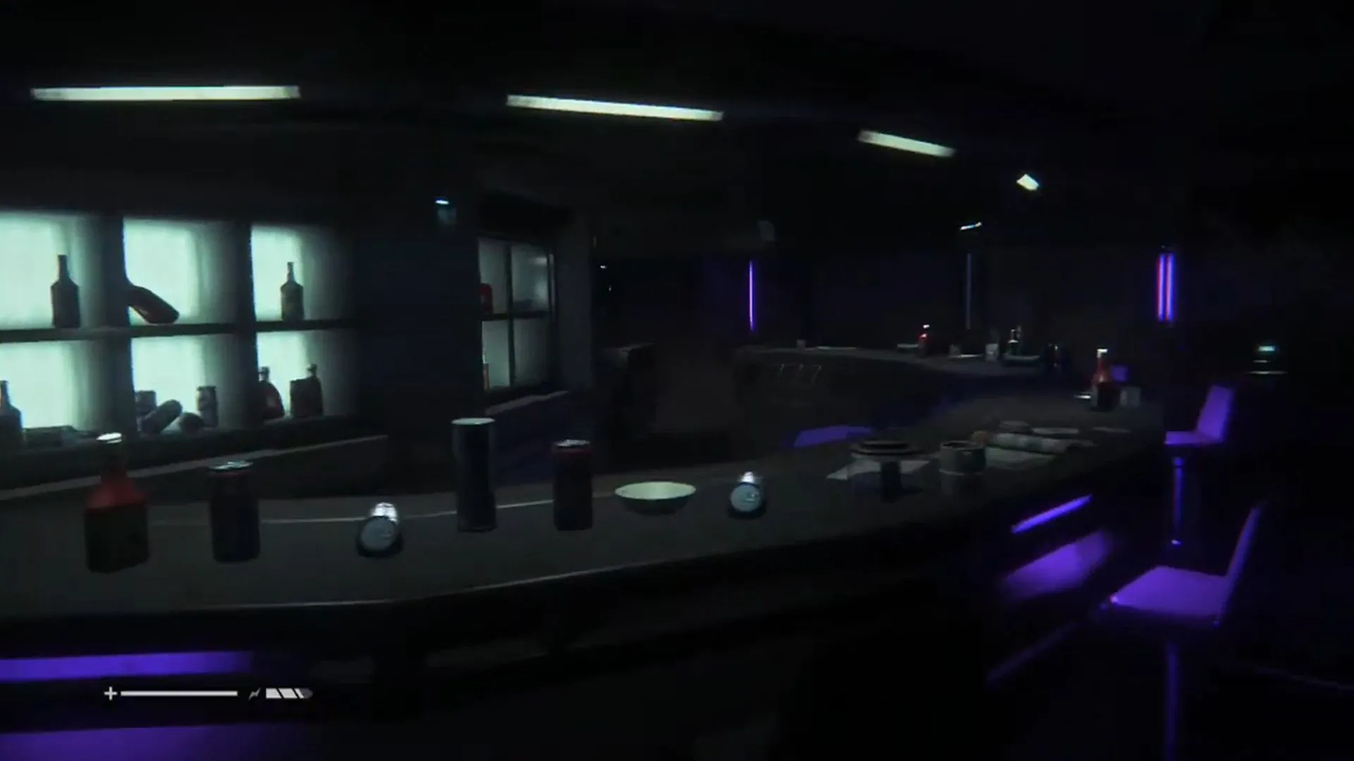 Khu nhà ăn The Mess Hall trên trạm Sevastopol, một địa điểm đáng sợ trong game kinh dị Alien: Isolation.