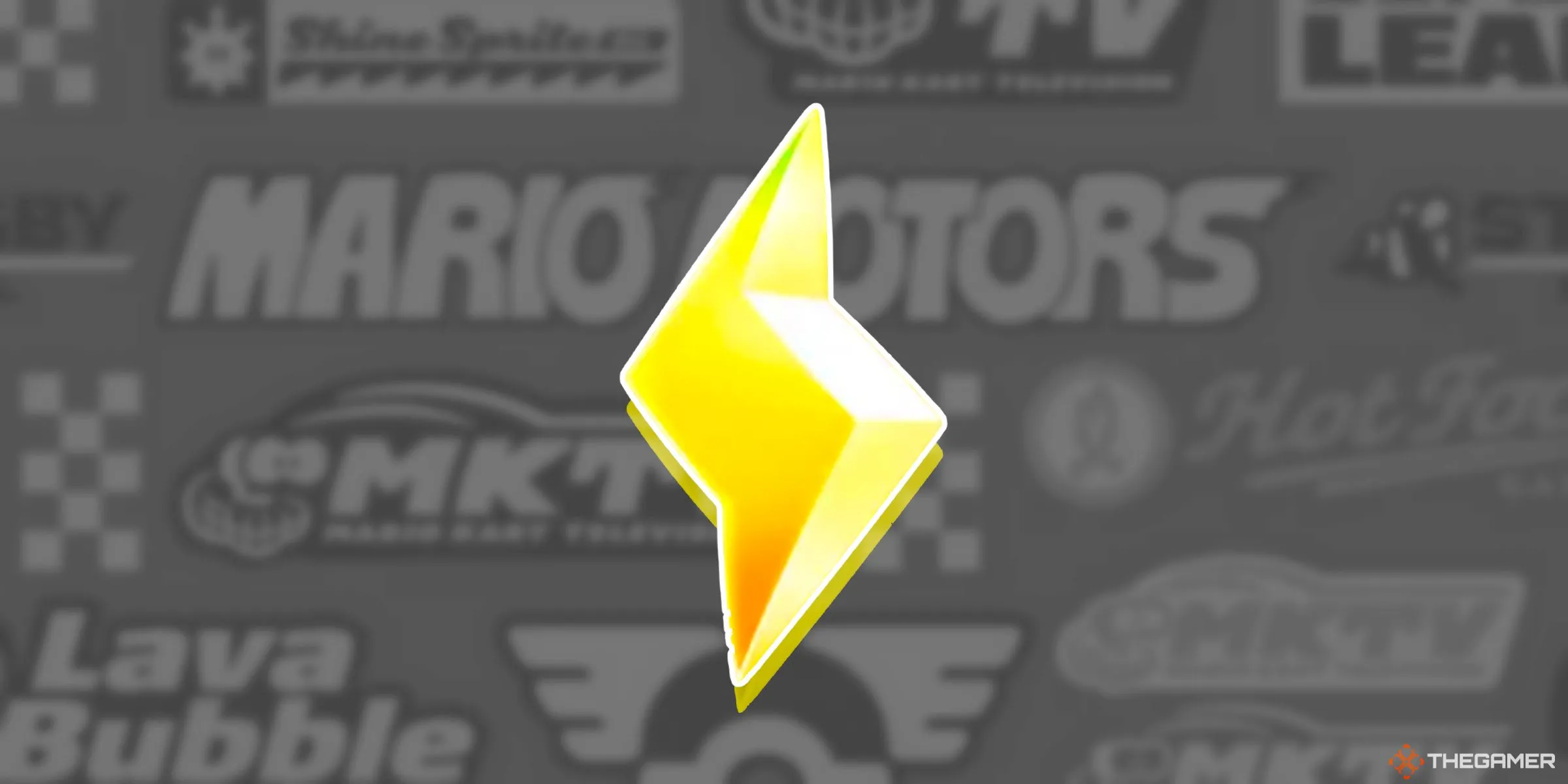 Vật phẩm Lightning (Sét) gây nguy hiểm trong Mario Kart World.