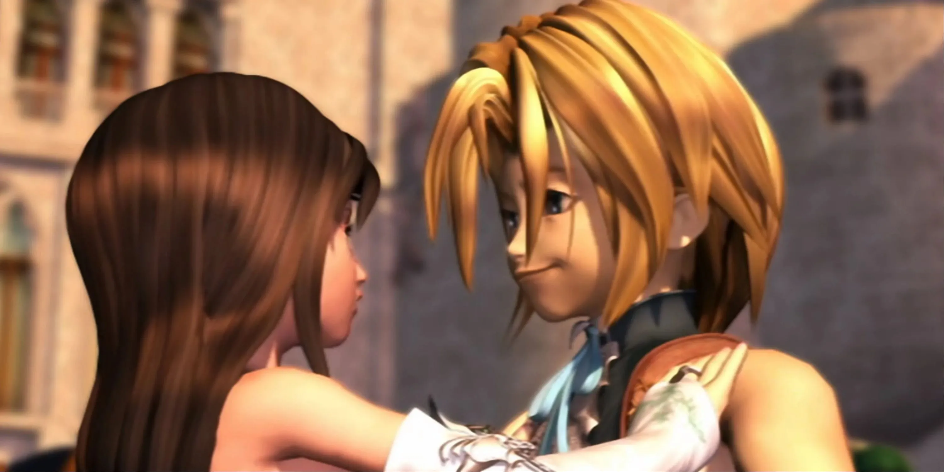 Zidane và Garnet tái ngộ ở đoạn kết của Final Fantasy 9