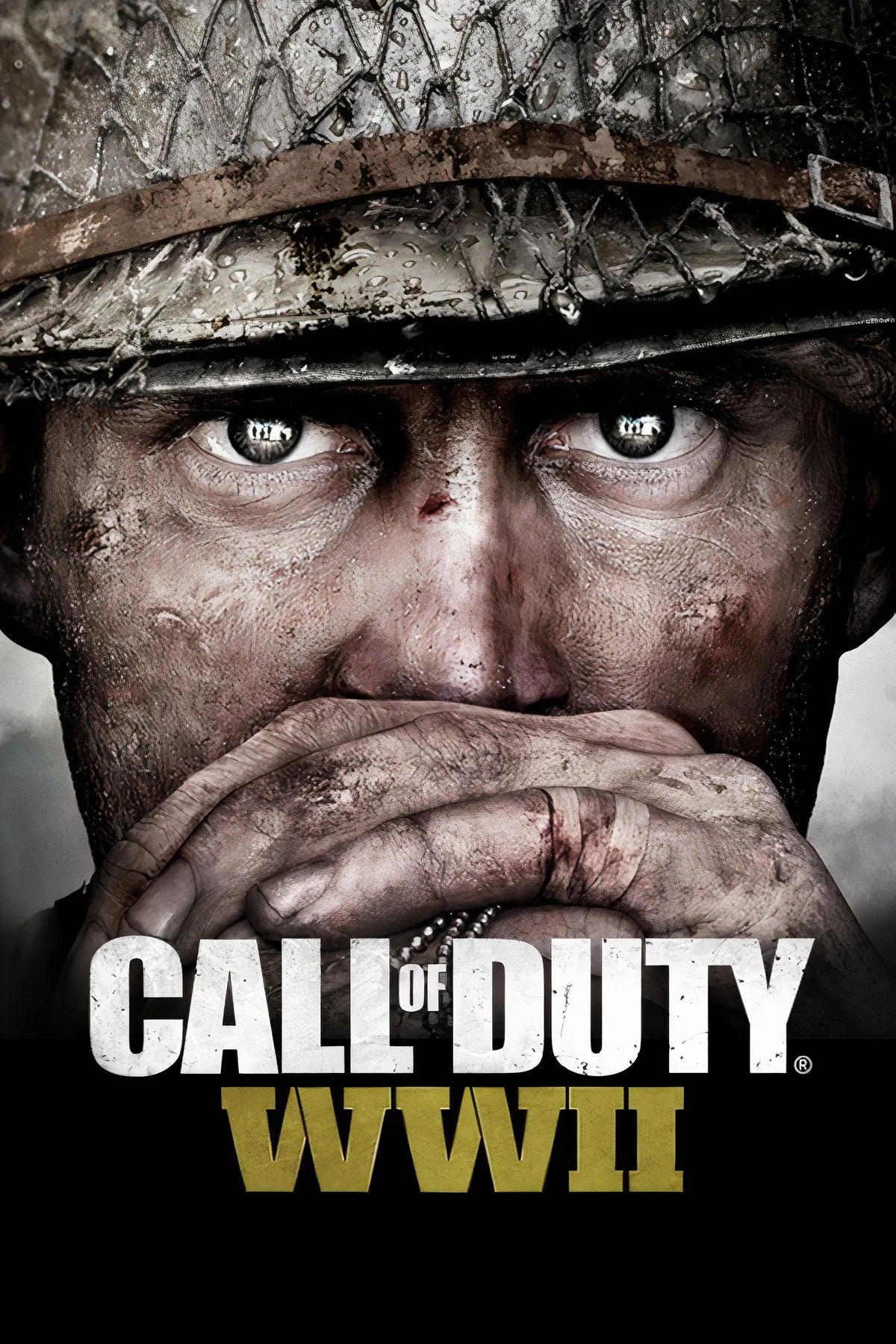 Ảnh bìa game Call of Duty: WWII với hình ảnh người lính trong bối cảnh chiến tranh Thế chiến thứ 2, tượng trưng cho không khí và bối cảnh của chế độ Zombies trong game.