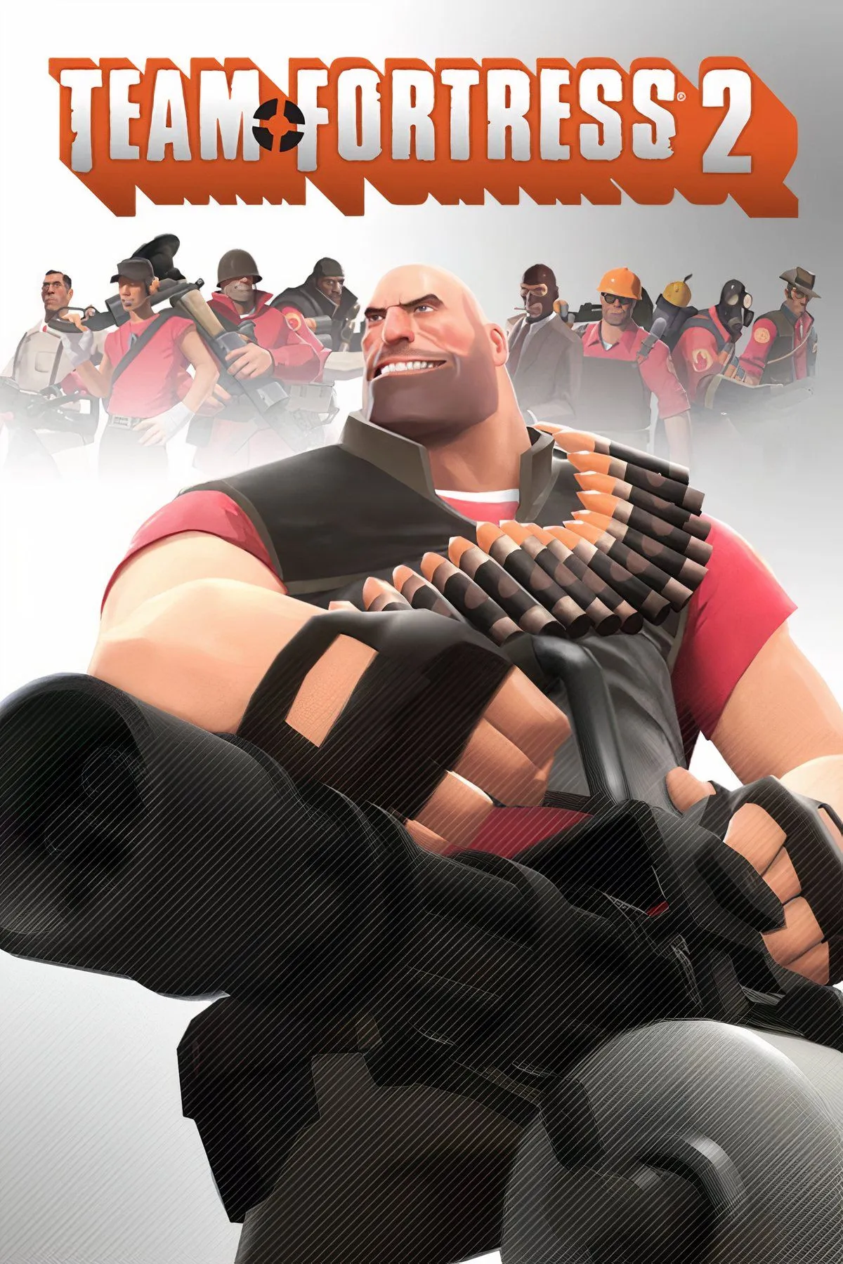 Ảnh tổng hợp từ Team Fortress 2, nổi bật với phong cách đồ họa hoạt hình và các nhân vật đặc trưng.