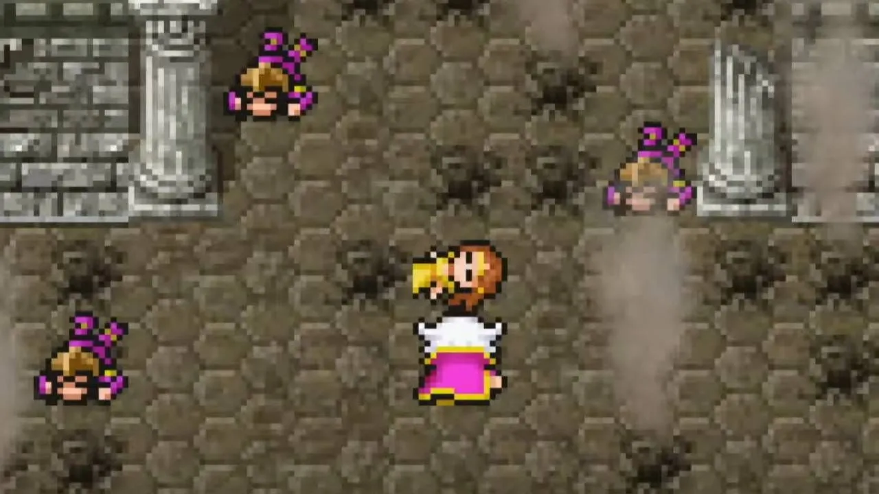 Anna, con gái của Tellah, ra đi sau một cuộc chiến kịch liệt trong Final Fantasy IV.