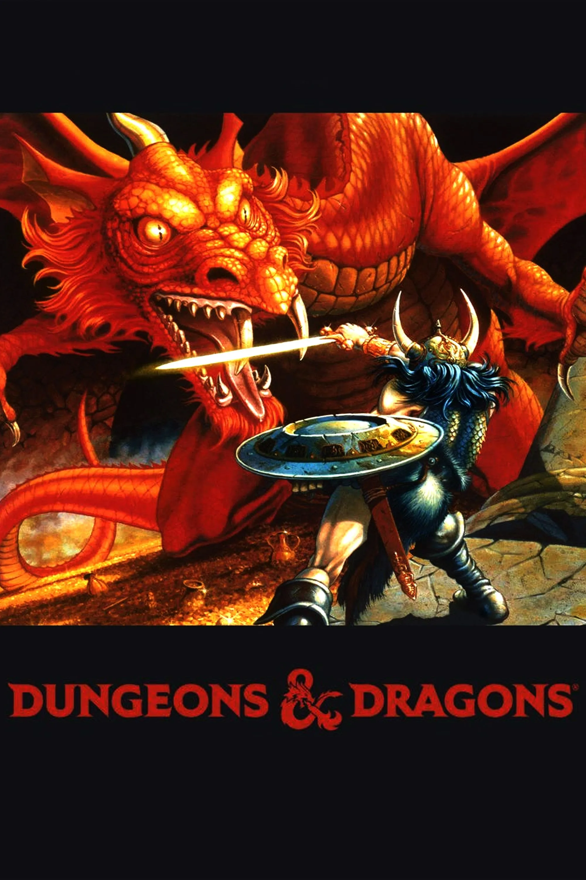 Bàn chơi Dungeons &amp; Dragons với các mô hình và sách luật, biểu tượng cho thế giới game nhập vai bàn kỳ ảo