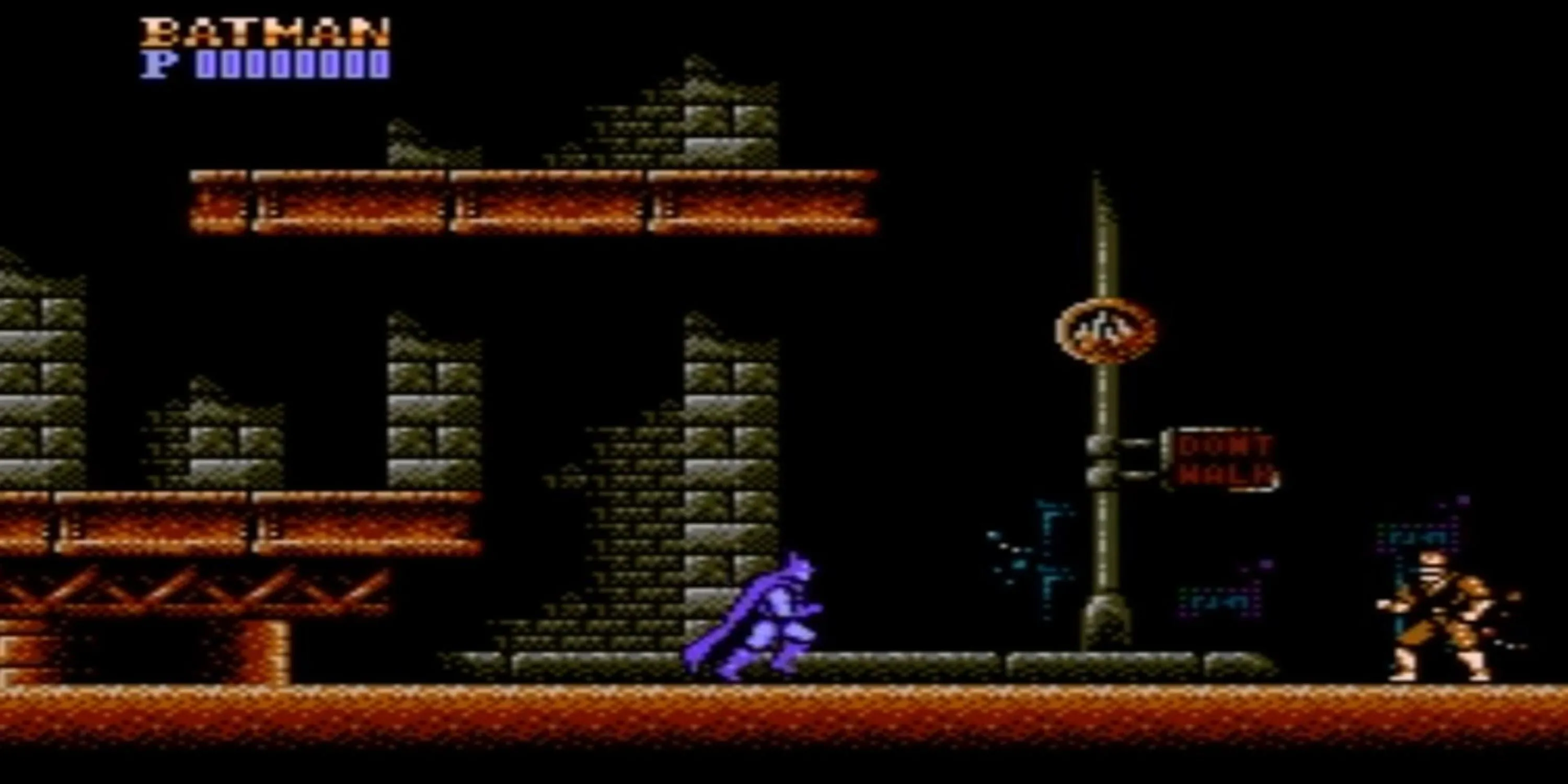 Batman đối mặt kẻ thù ở Gotham trong Batman The Video Game 1989