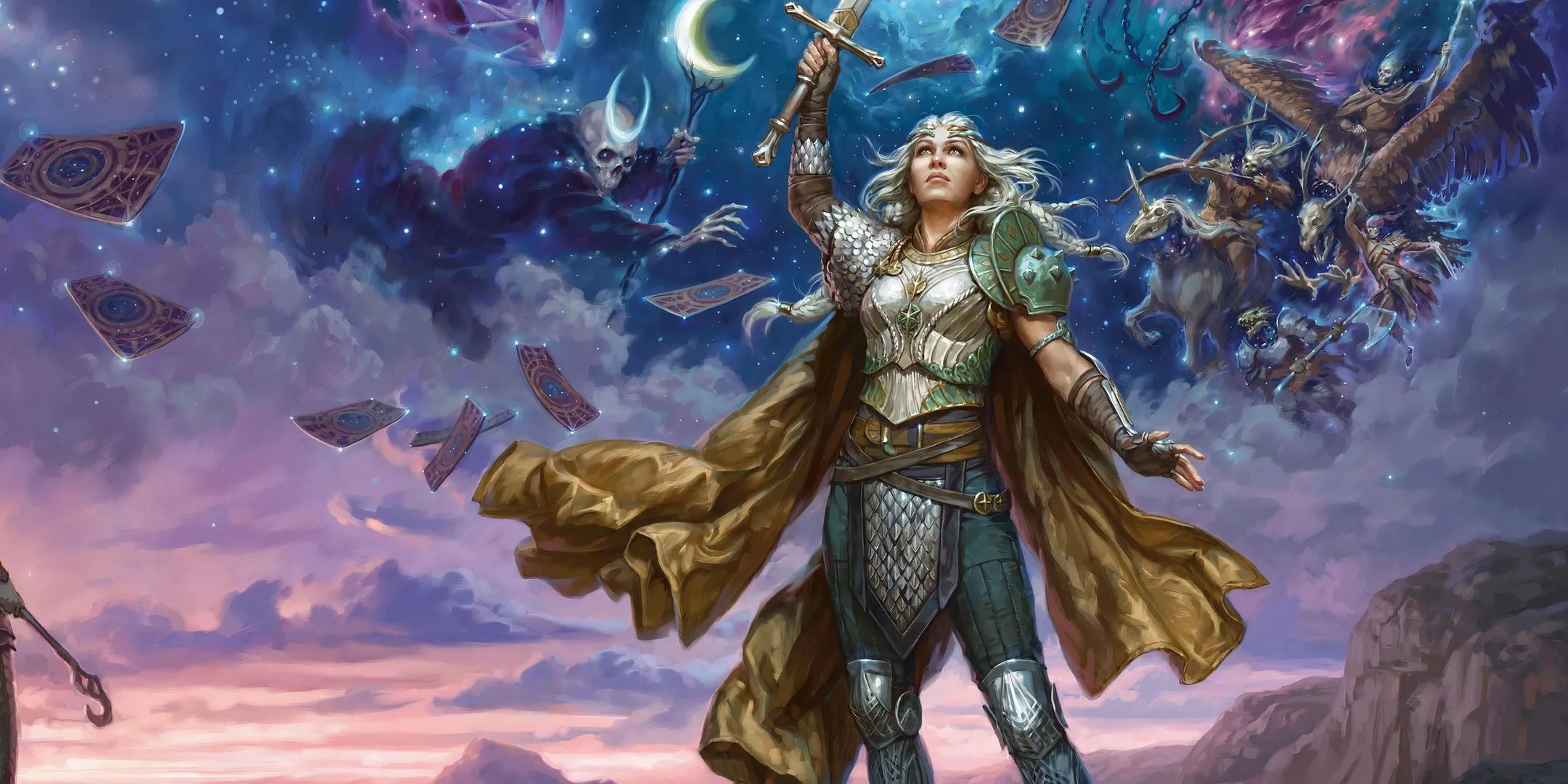 Bìa sách Book of Many Things trong Dungeons & Dragons, đại diện cho những quy tắc và lý tưởng cố định
