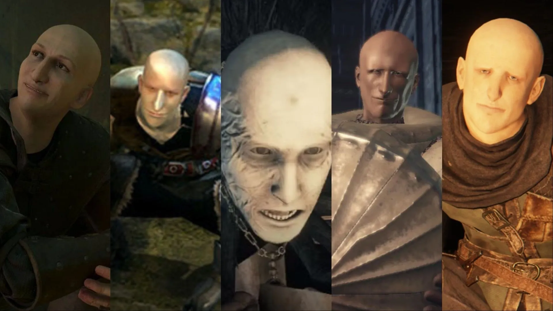 Các phiên bản của nhân vật Patches qua các game Soulsborne của FromSoftware