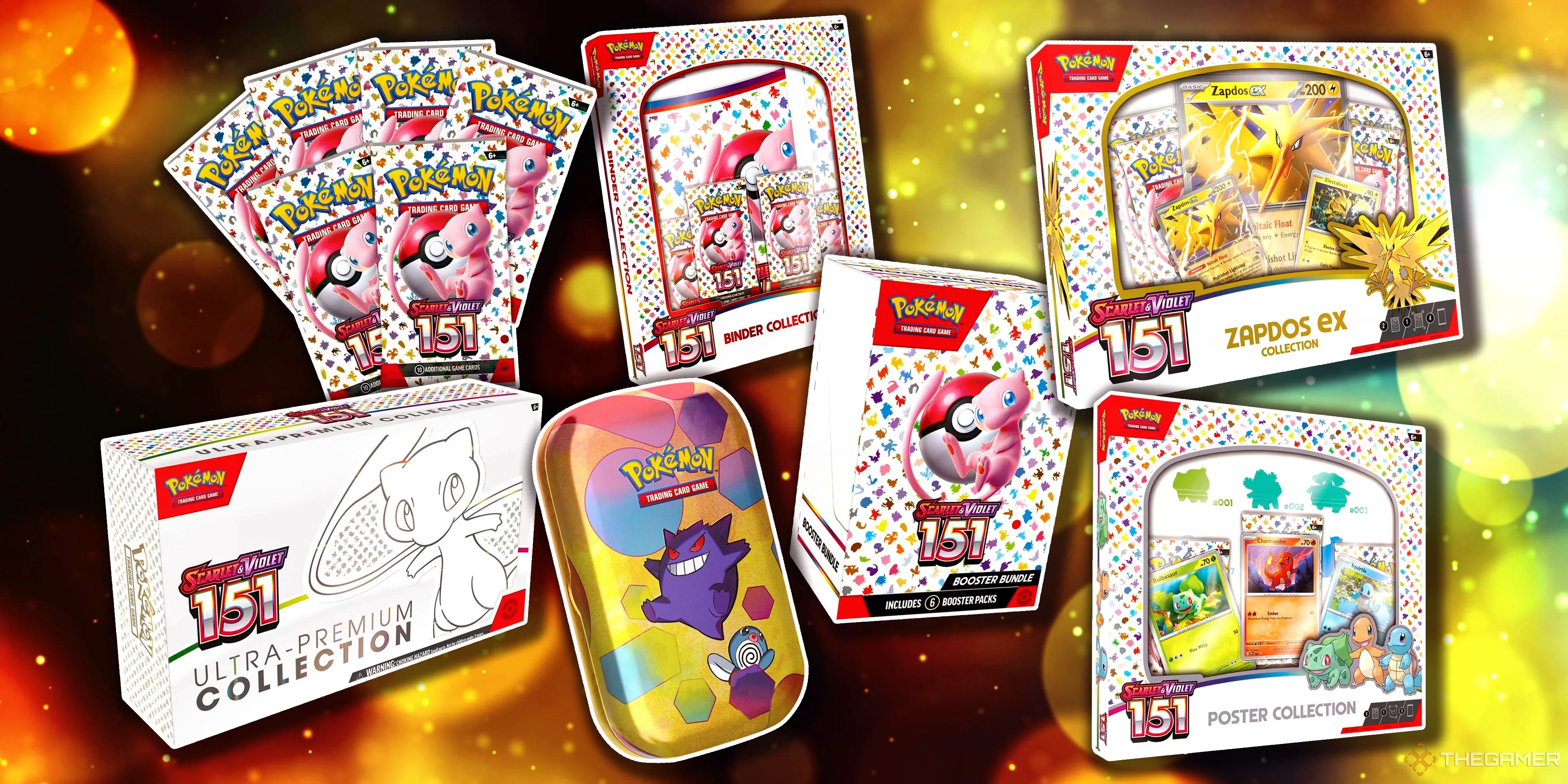 Các sản phẩm Pokemon TCG Scarlet & Violet: 151, bộ bài mới mang Mega Evolution trở lại