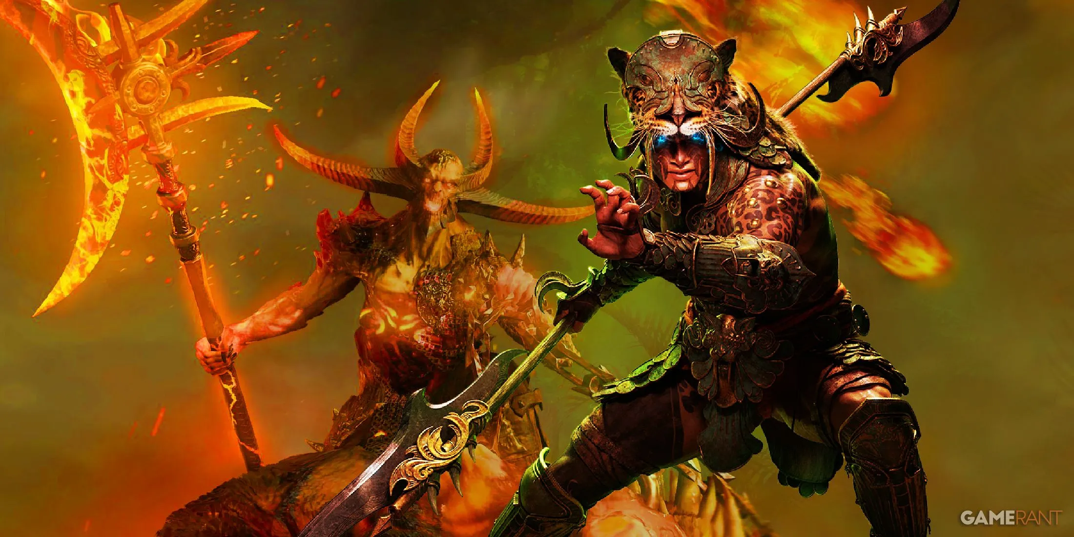 Chiến binh Diablo 4 đối mặt với quỷ dữ, thể hiện chủ đề mùa giải mới