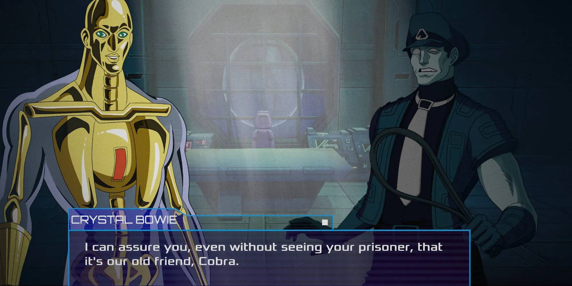 Cobra đối đầu Crystal Bowie trong Space Adventure Cobra The Awakening