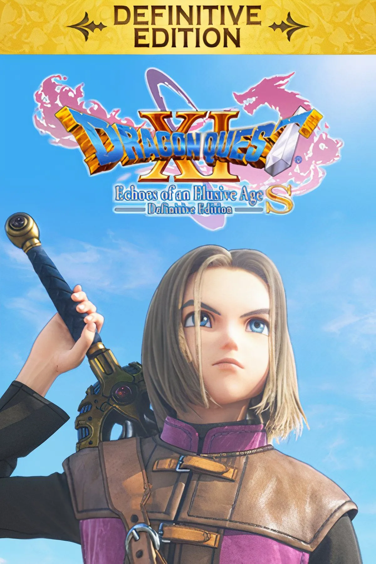 Dàn nhân vật chính của Dragon Quest XI S: Echoes of An Elusive Age - Definitive Edition trong một khung cảnh rừng cây