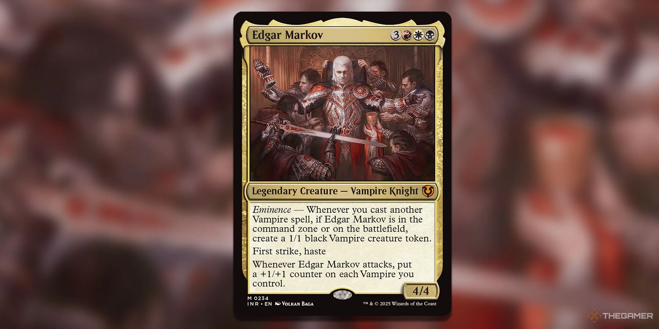 Edgar Markov, thủ lĩnh ma cà rồng tối thượng trong Magic: The Gathering Commander.
