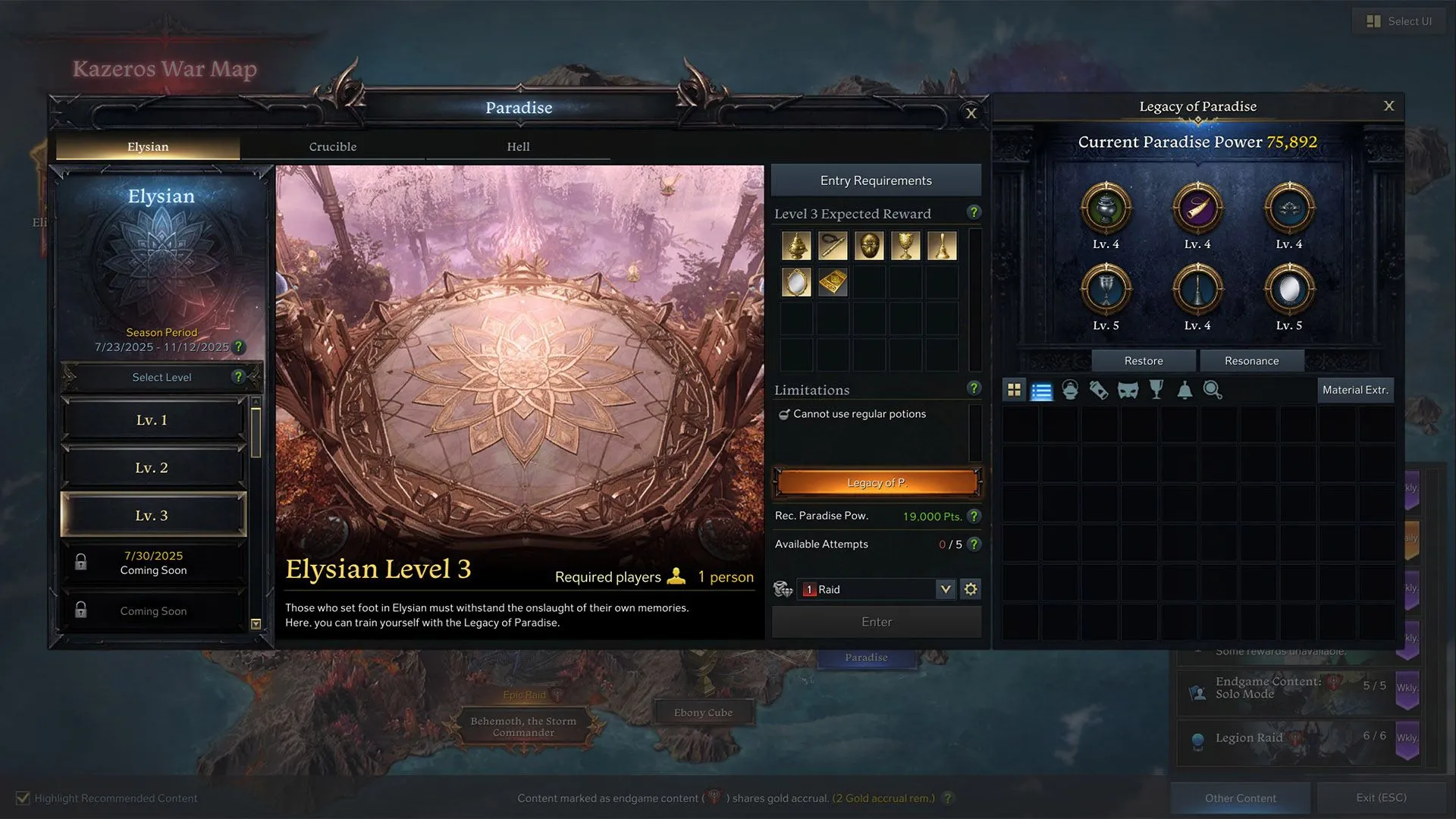 Game thủ Lost Ark khám phá giao diện Elysian, chuẩn bị cho cuộc hành trình nâng cấp trang bị
