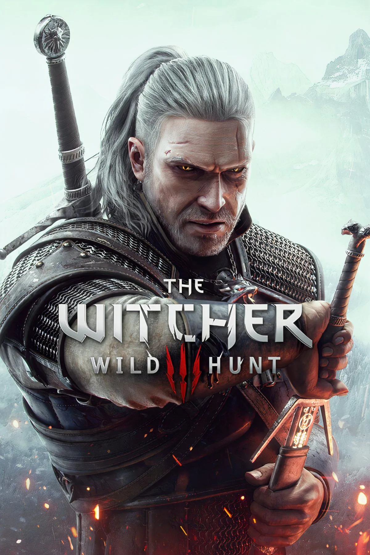 Geralt và Ciri trong The Witcher 3: Wild Hunt, minh họa sự gắn kết cốt truyện chính và nhiệm vụ phụ