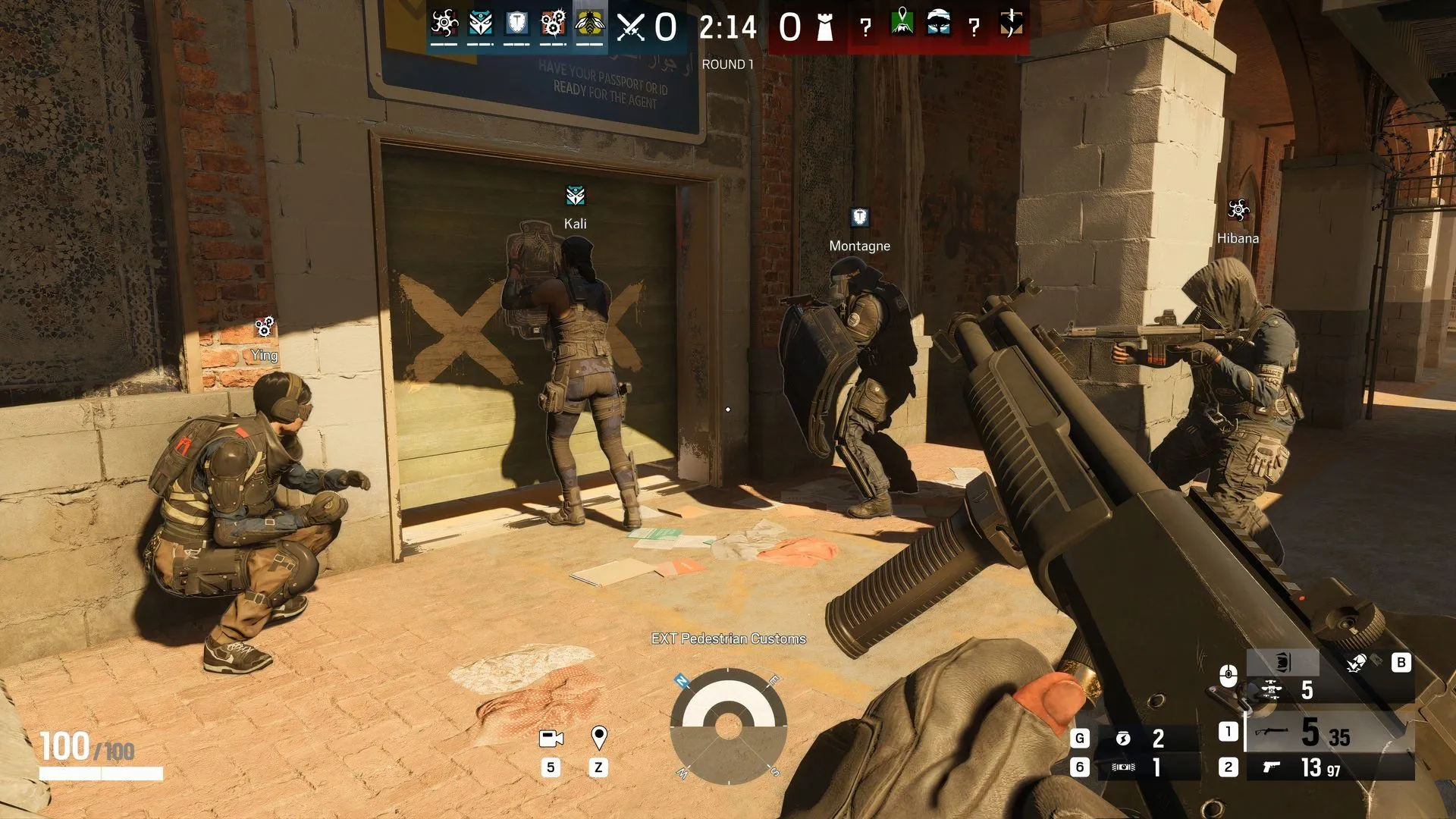 Giao diện chiến đấu trong Rainbow Six Siege X với đồ họa được nâng cấp và hiệu ứng ánh sáng mới