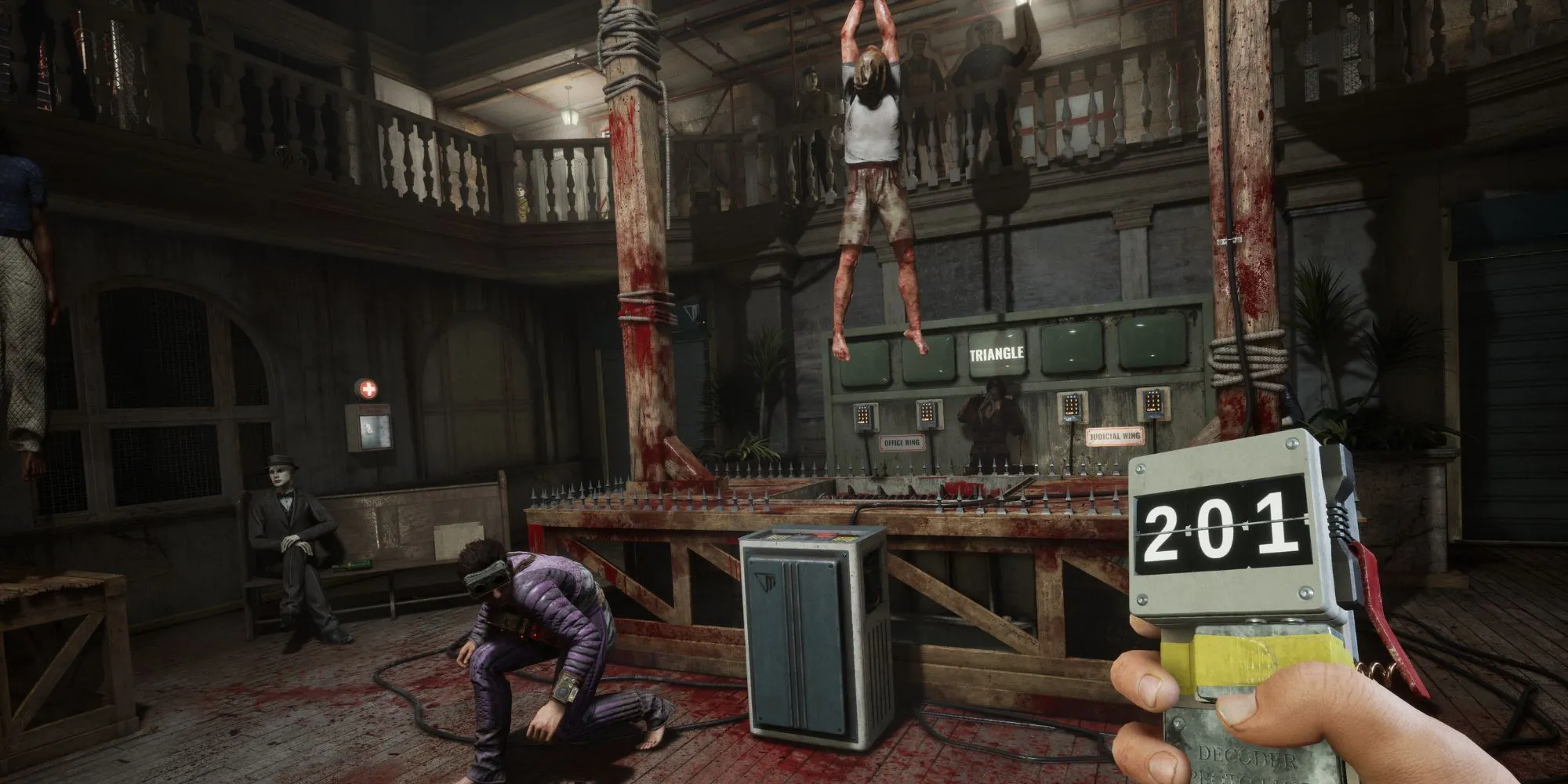 Hệ thống Rebirth 2.0 trong The Outlast Trials, minh họa hai lựa chọn tái sinh