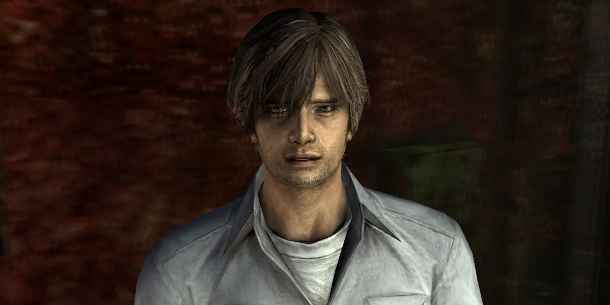 Henry Townshend lo sợ trong căn phòng bí ẩn của Silent Hill 4: The Room