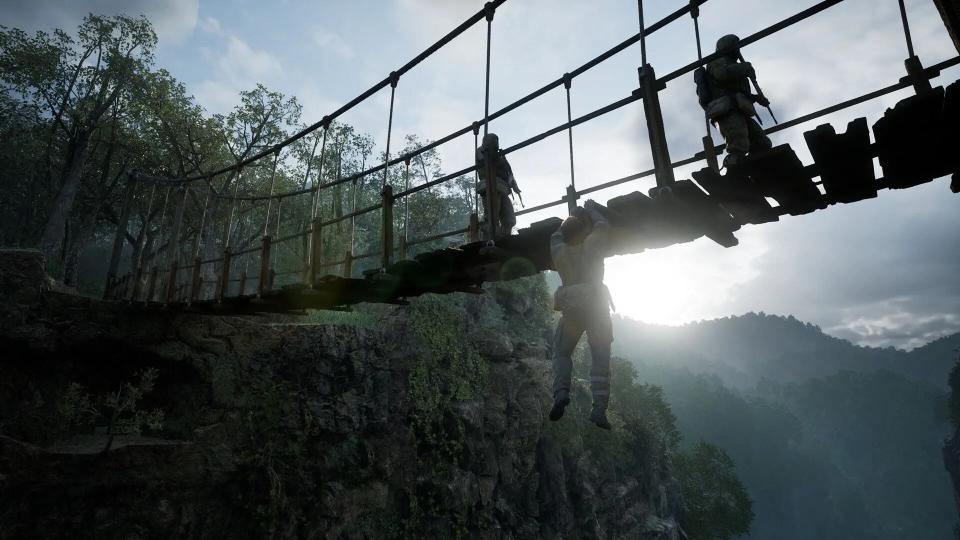 Hình ảnh đồ họa ấn tượng của Metal Gear Solid Delta: Snake Eater, thể hiện sức mạnh của Unreal Engine 5 trong việc tái tạo thế giới rừng rậm và chi tiết nhân vật.
