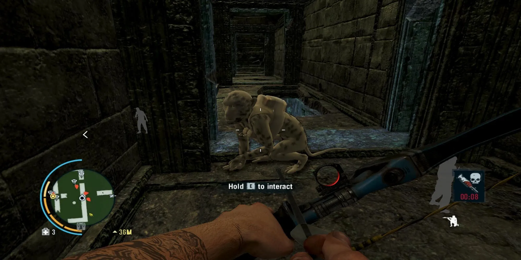 Jason Brody săn bắn trong thế giới mở của Far Cry 3, thể hiện gameplay đa dạng và bối cảnh đảo hoang