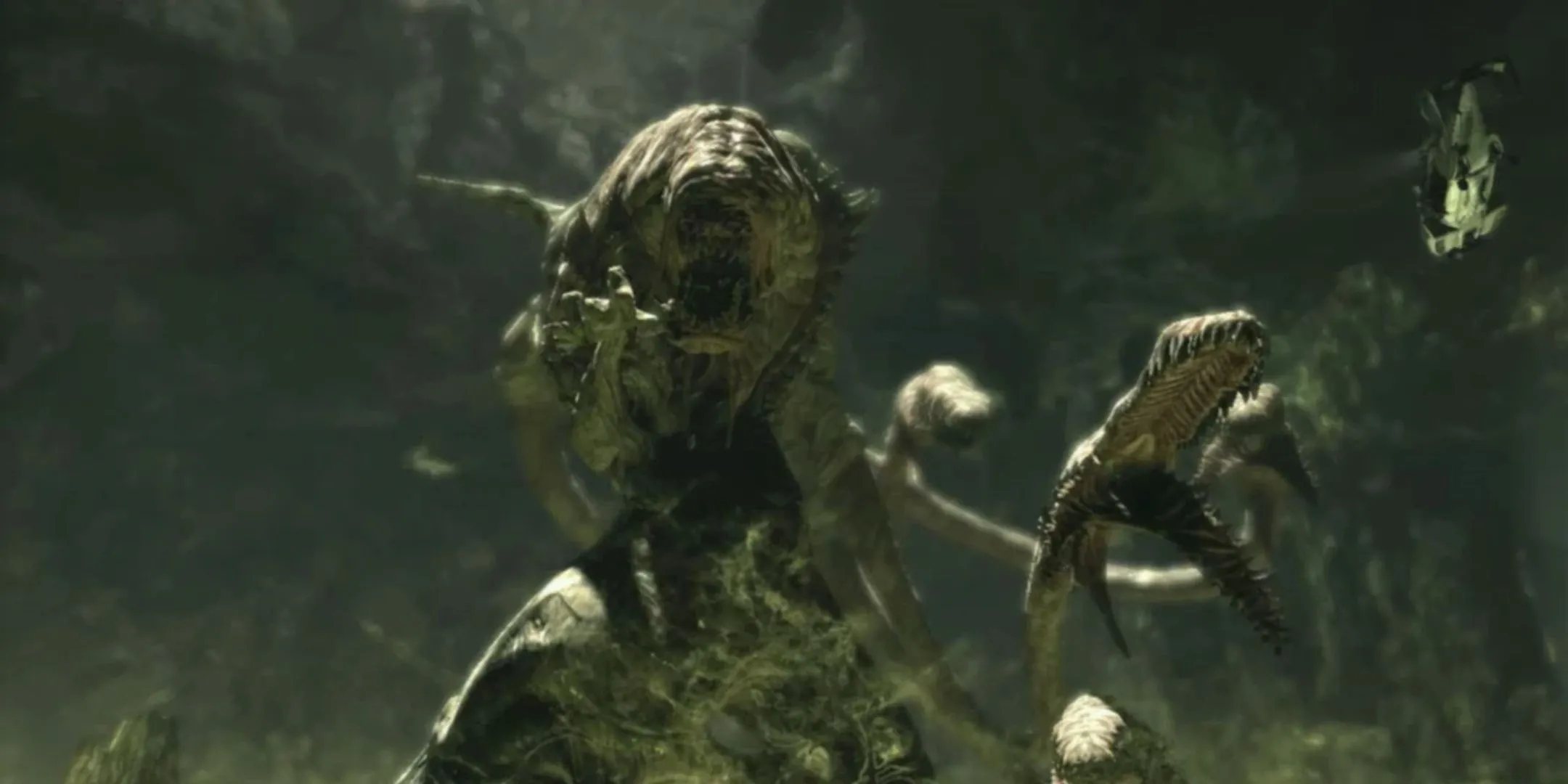 Lambent Brumak khổng lồ bốc cháy, trận đấu boss cuối Gears of War 2 dễ dàng với Hammer of Dawn.