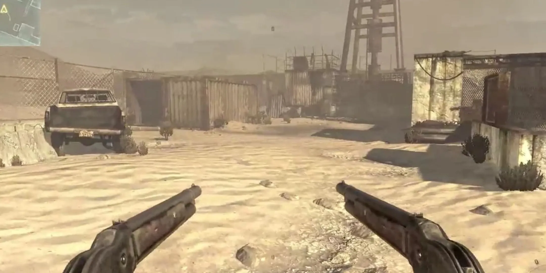 Người chơi cầm hai khẩu Model 1887 &quot;bá đạo&quot; trong Call of Duty Modern Warfare 2, minh họa việc lạm dụng vũ khí OP gây mất cân bằng.