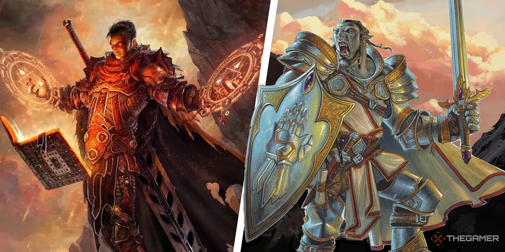 Paladin trang bị khiên trong D&D 5e