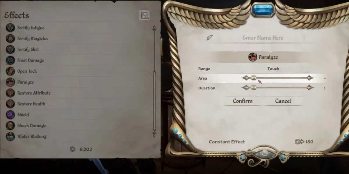 Phép thuật Paralyze làm tê liệt kẻ địch trong Oblivion Remastered