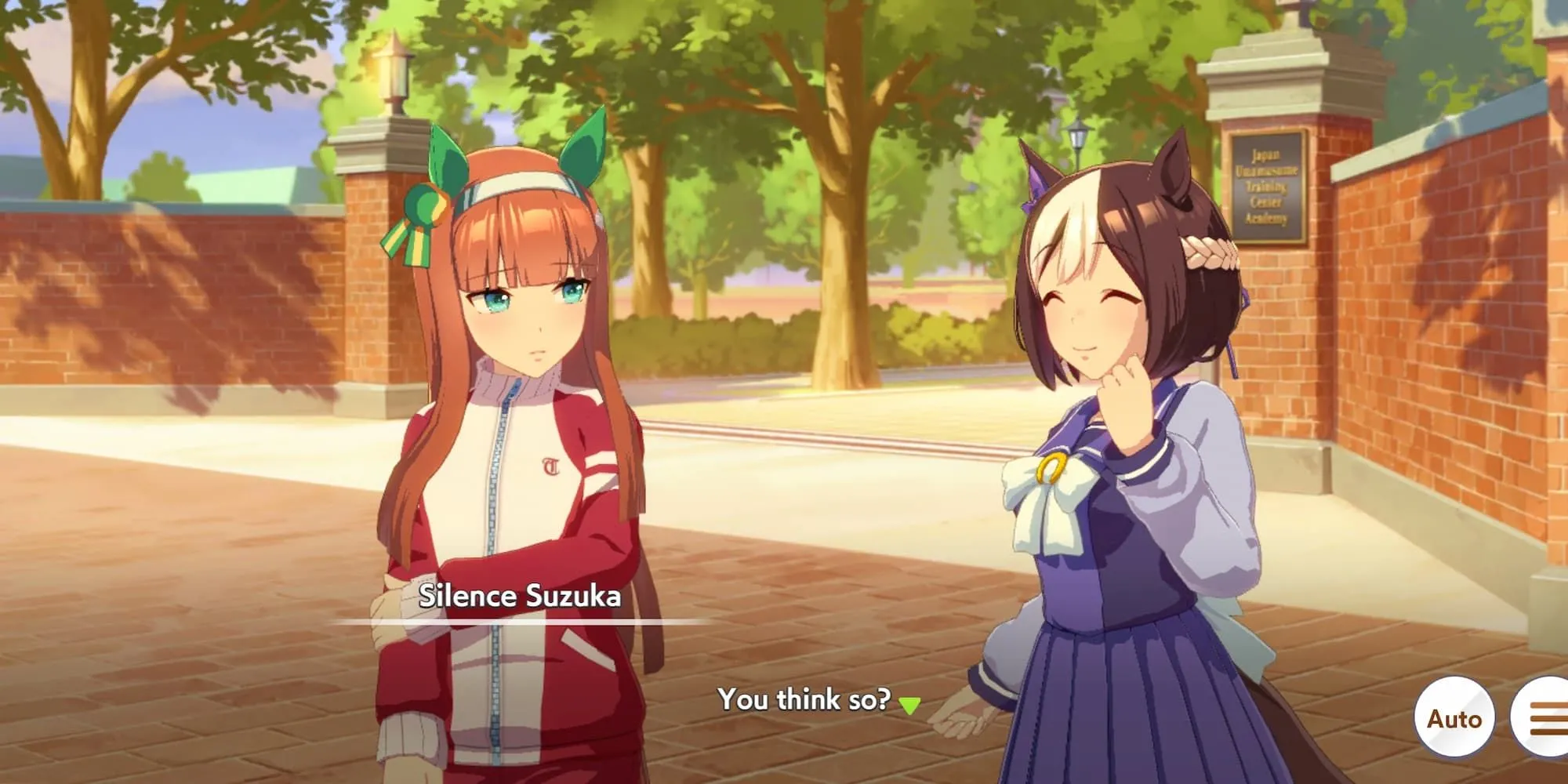 Screenshot of Silence Suzuka in Umamusume