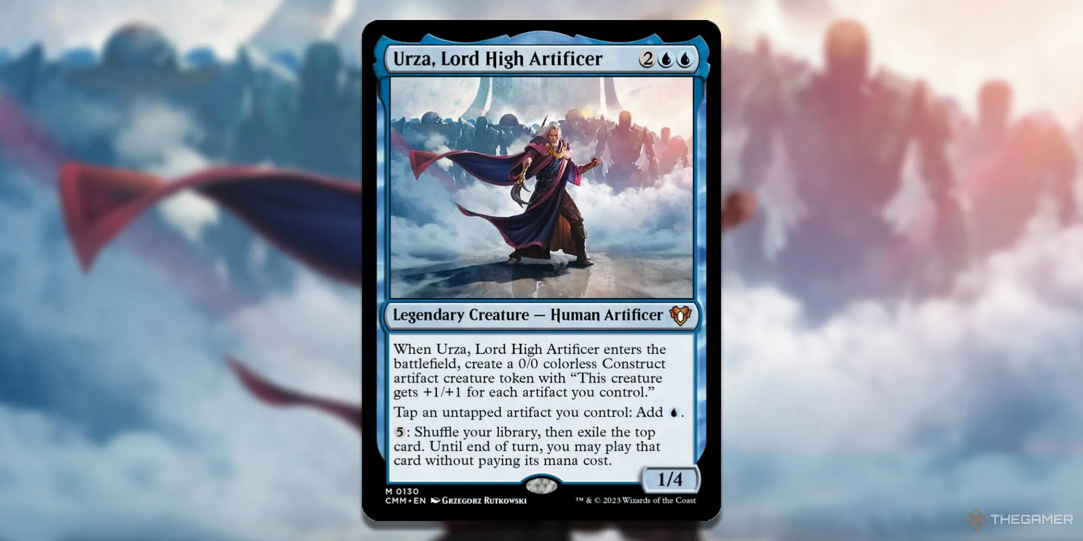 Urza, Lord High Artificer, Commander hệ Artifact đáng gờm trong Magic: The Gathering.