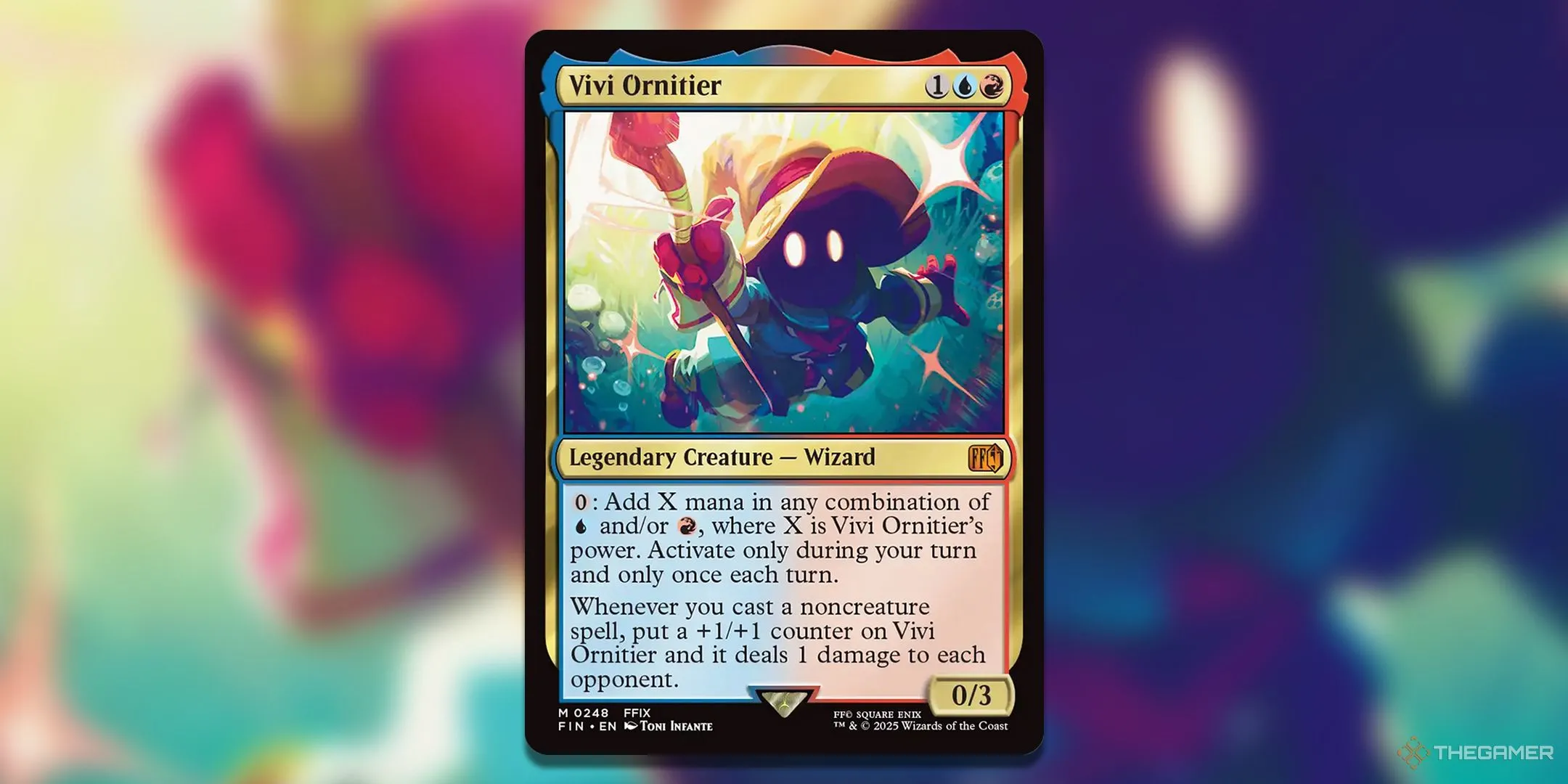 Vivi Ornitier, một Commander &quot;Storm&quot; mạnh mẽ trong Magic: The Gathering.