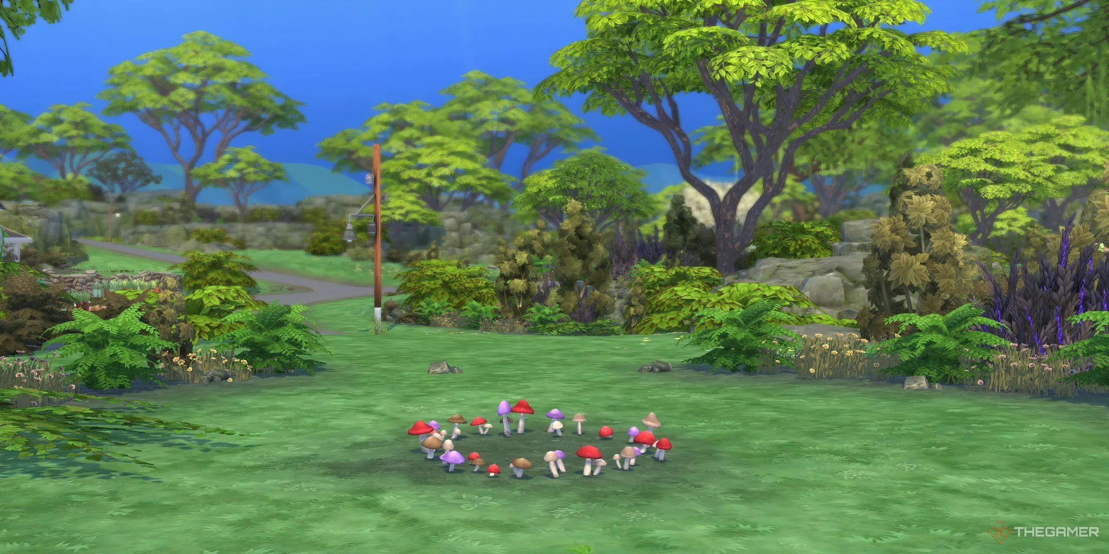 Vòng Nấm Bí Ẩn đầy rẫy sự huyền bí tại Sprucederry Grove, The Sims 4 Enchanted By Nature.