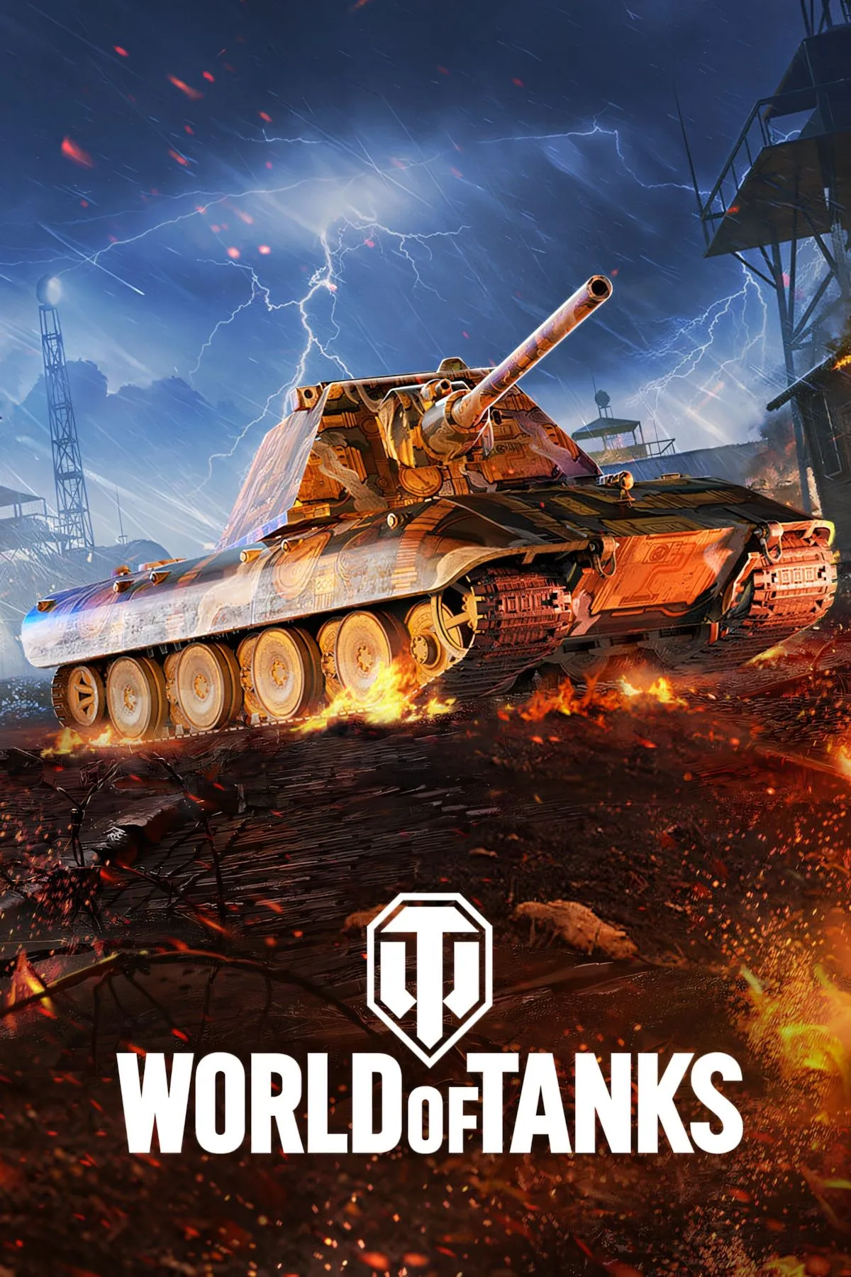 Ảnh bìa trang tag World of Tanks, thể hiện các xe tăng chiến đấu trong môi trường game