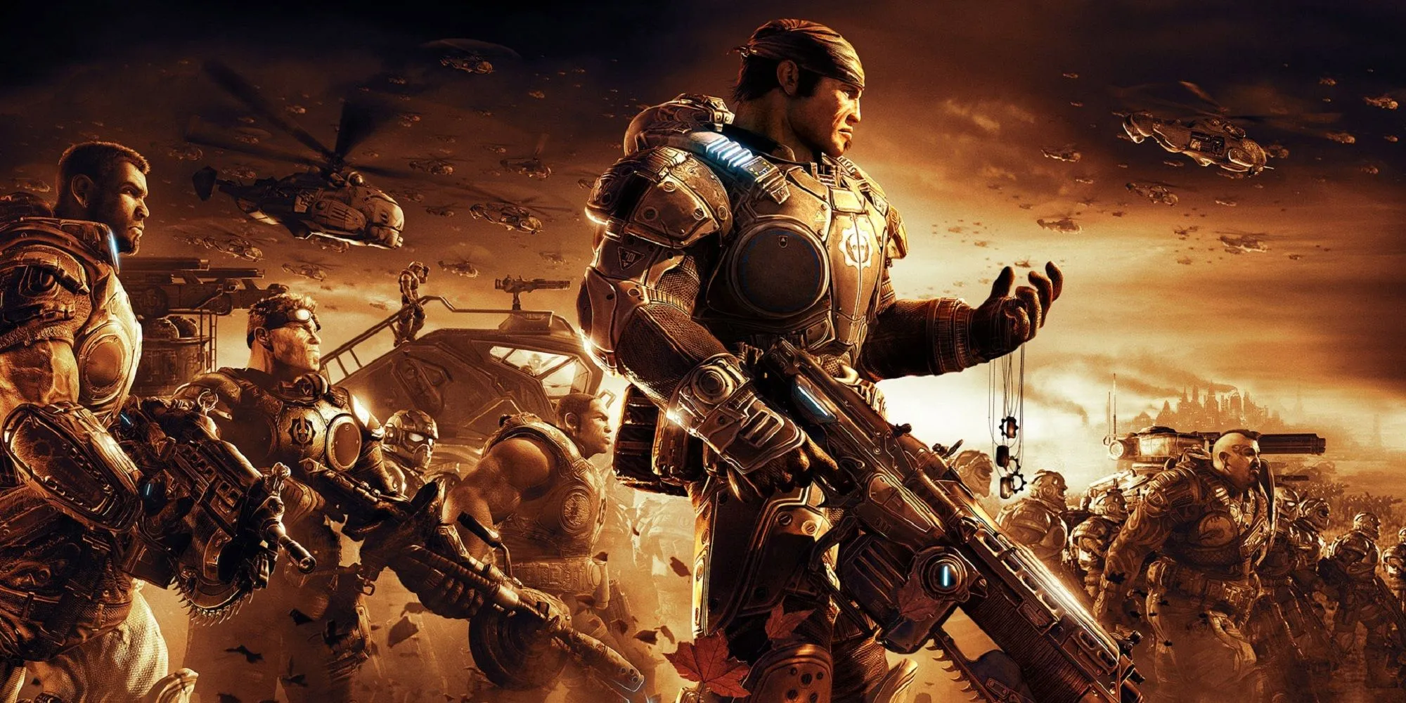 Cảnh hành động dứt khoát trong Gears of War 2, đỉnh cao của series với cốt truyện sâu sắc và lối chơi đột phá, củng cố vị thế dẫn đầu thị trường.