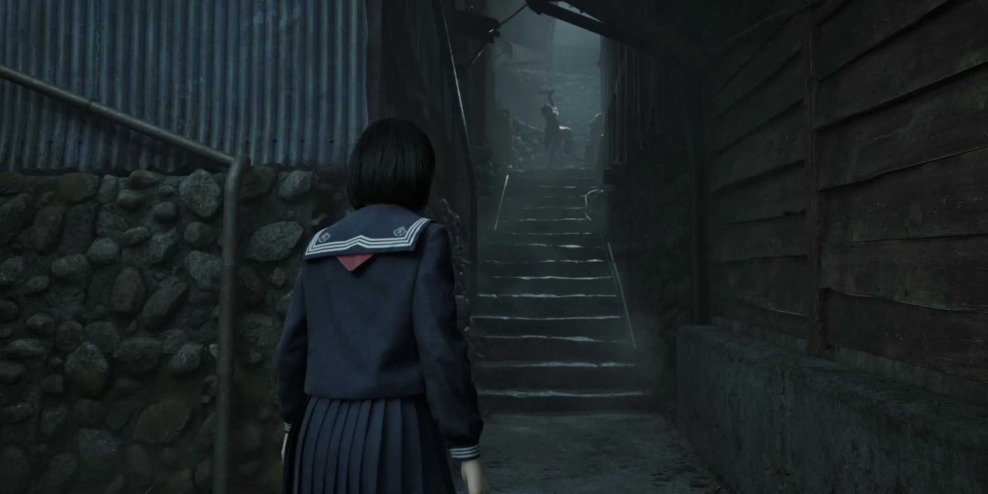Cô gái đối mặt với quái vật hoa ghê rợn trong Silent Hill f, game kinh dị tâm lý