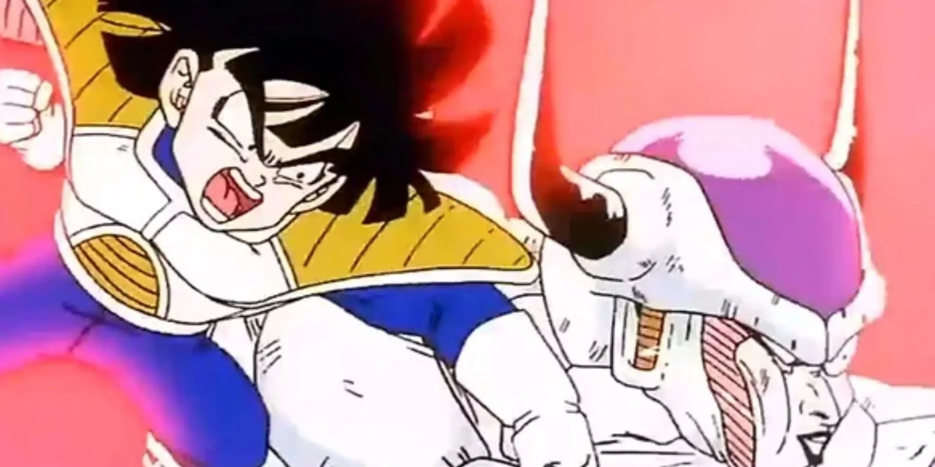 Gohan trên hành tinh Namek, đối đầu với đội quân của Frieza khi còn là một cậu bé.
