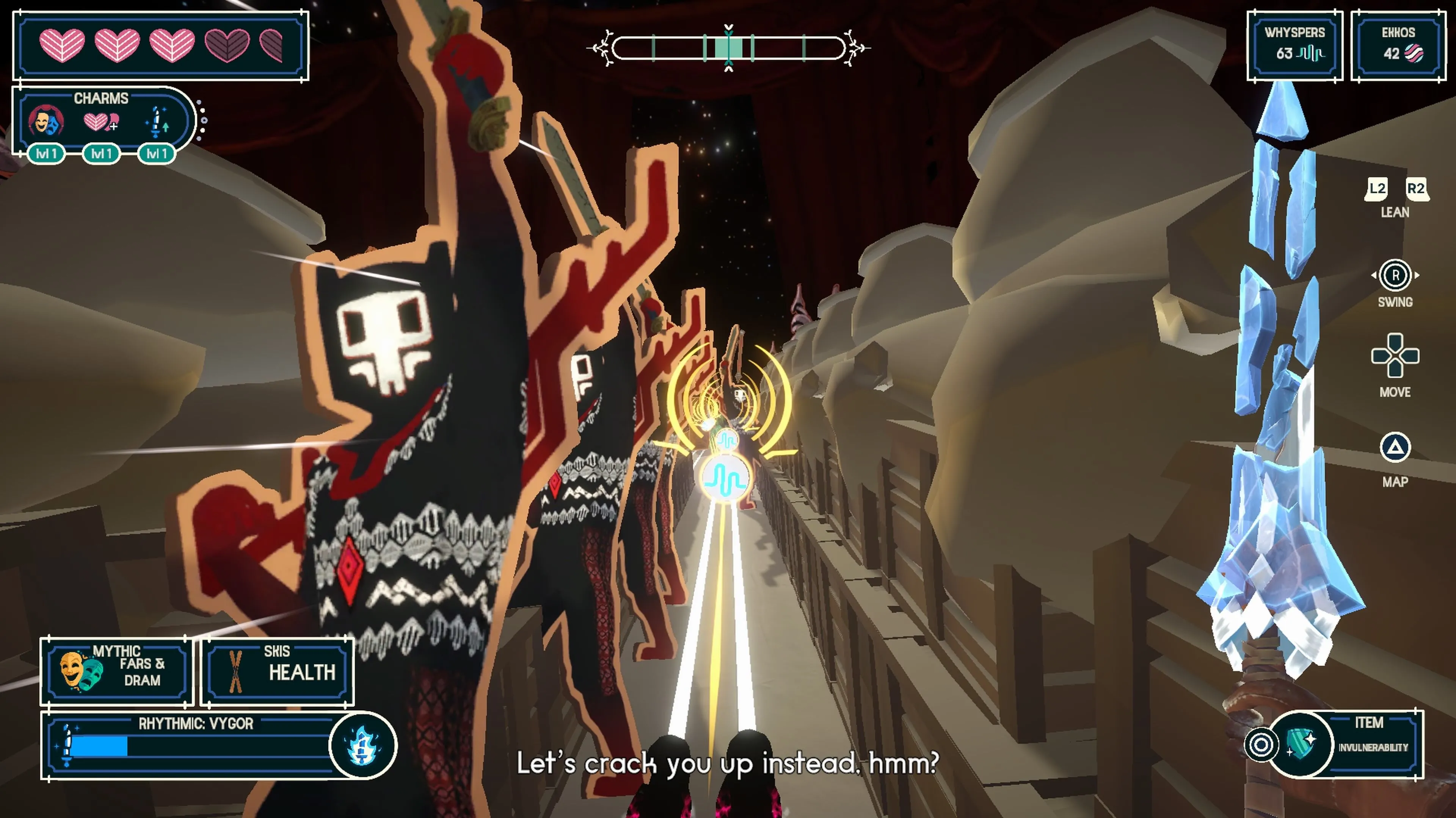 Hình ảnh gameplay Fresh Tracks nhìn từ góc nhìn thứ ba, gợi ý về tiềm năng trải nghiệm nhập vai tuyệt vời nếu được phát triển cho VR.
