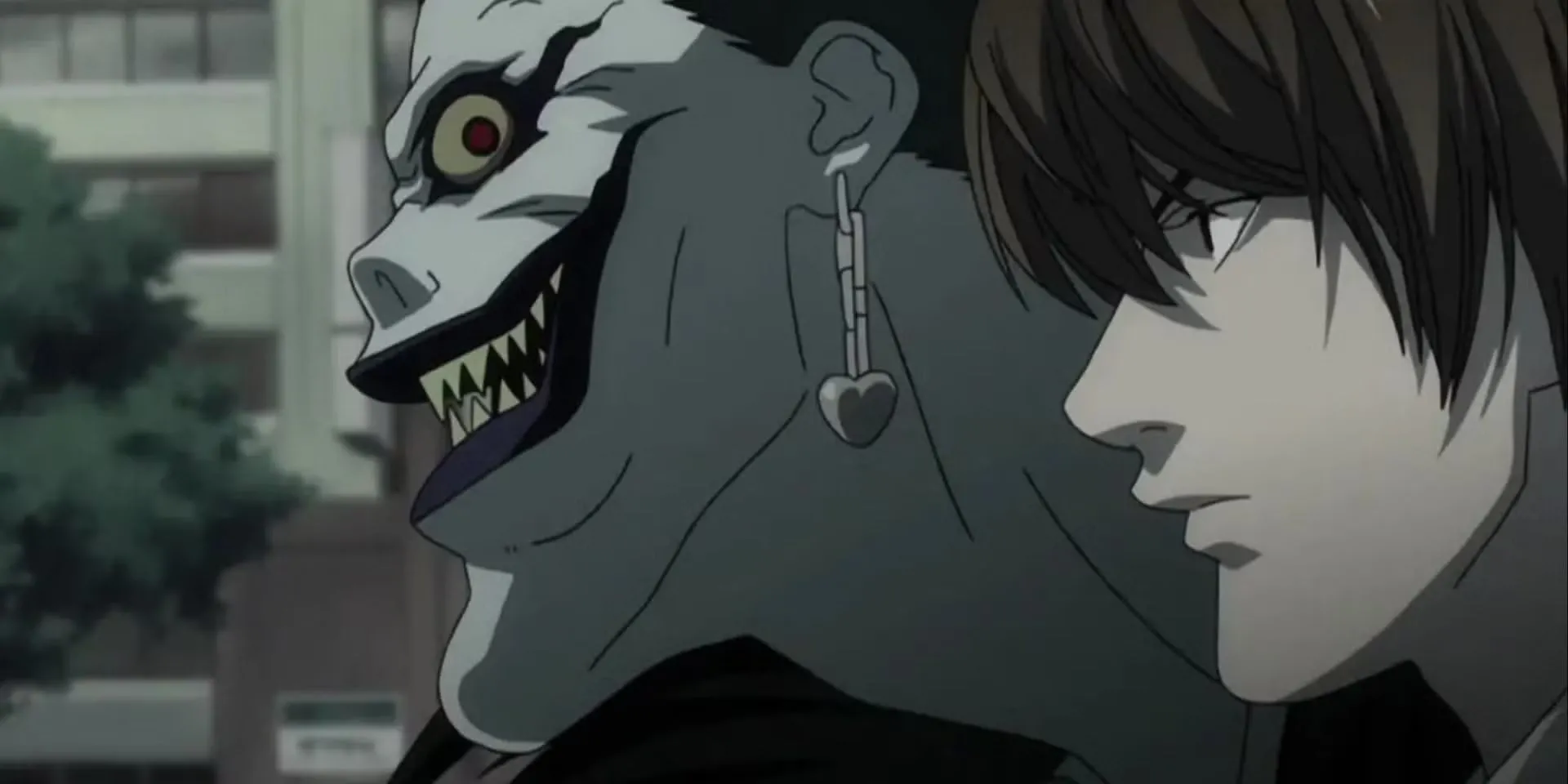 Light Yagami và thần chết Ryuk trao đổi