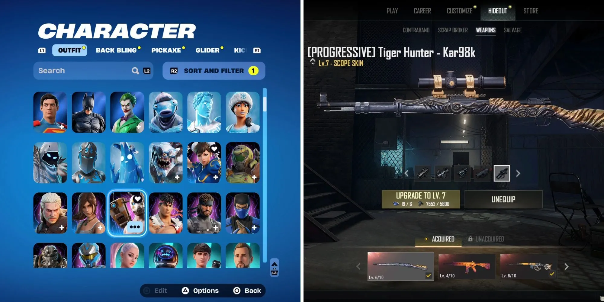 Nhân vật Fortnite với trang phục tùy chỉnh độc đáo, biểu tượng cho hệ sinh thái skin và vật phẩm đa dạng từ các thương hiệu hợp tác