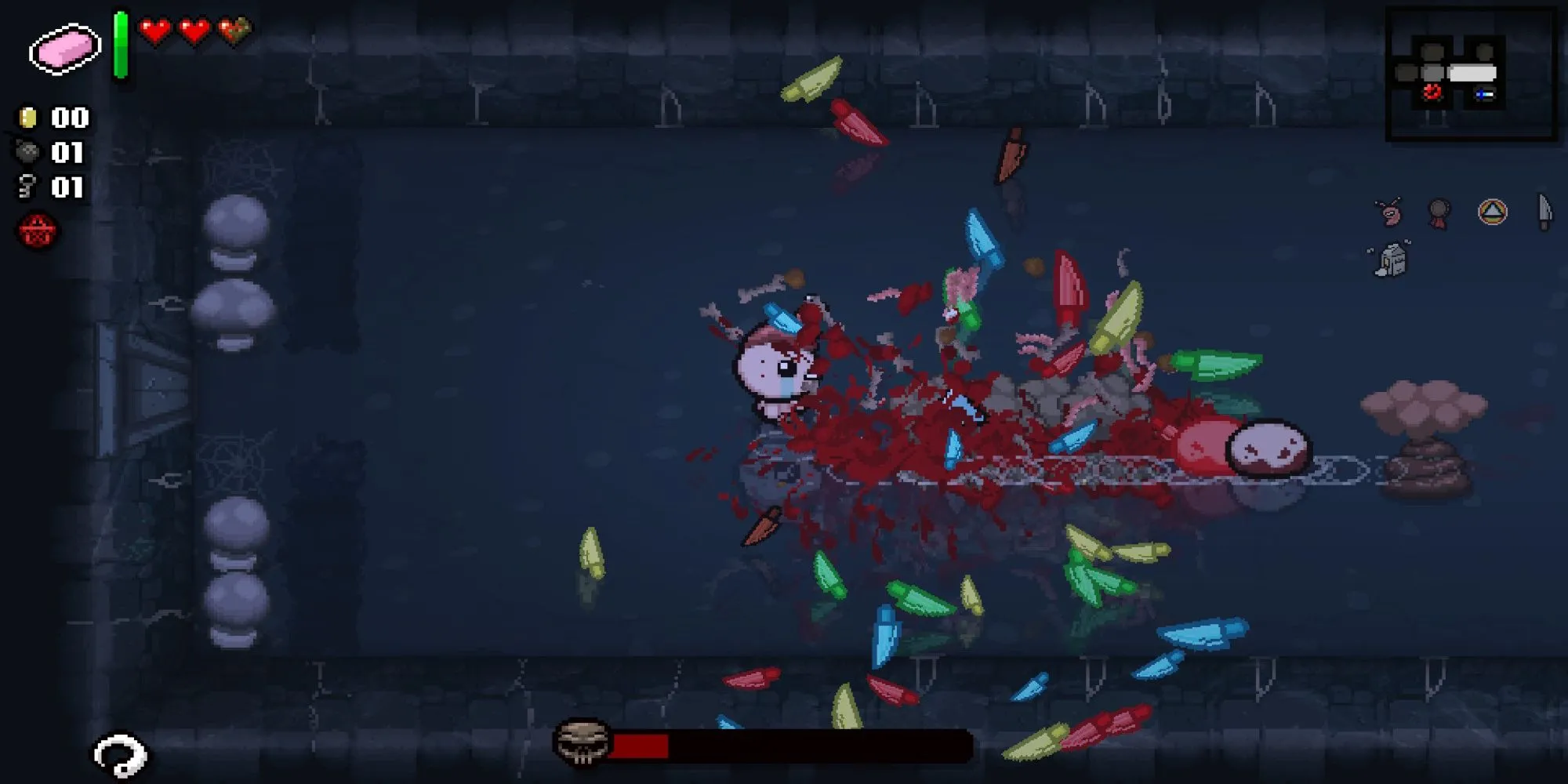The Binding Of Isaac in-game combat