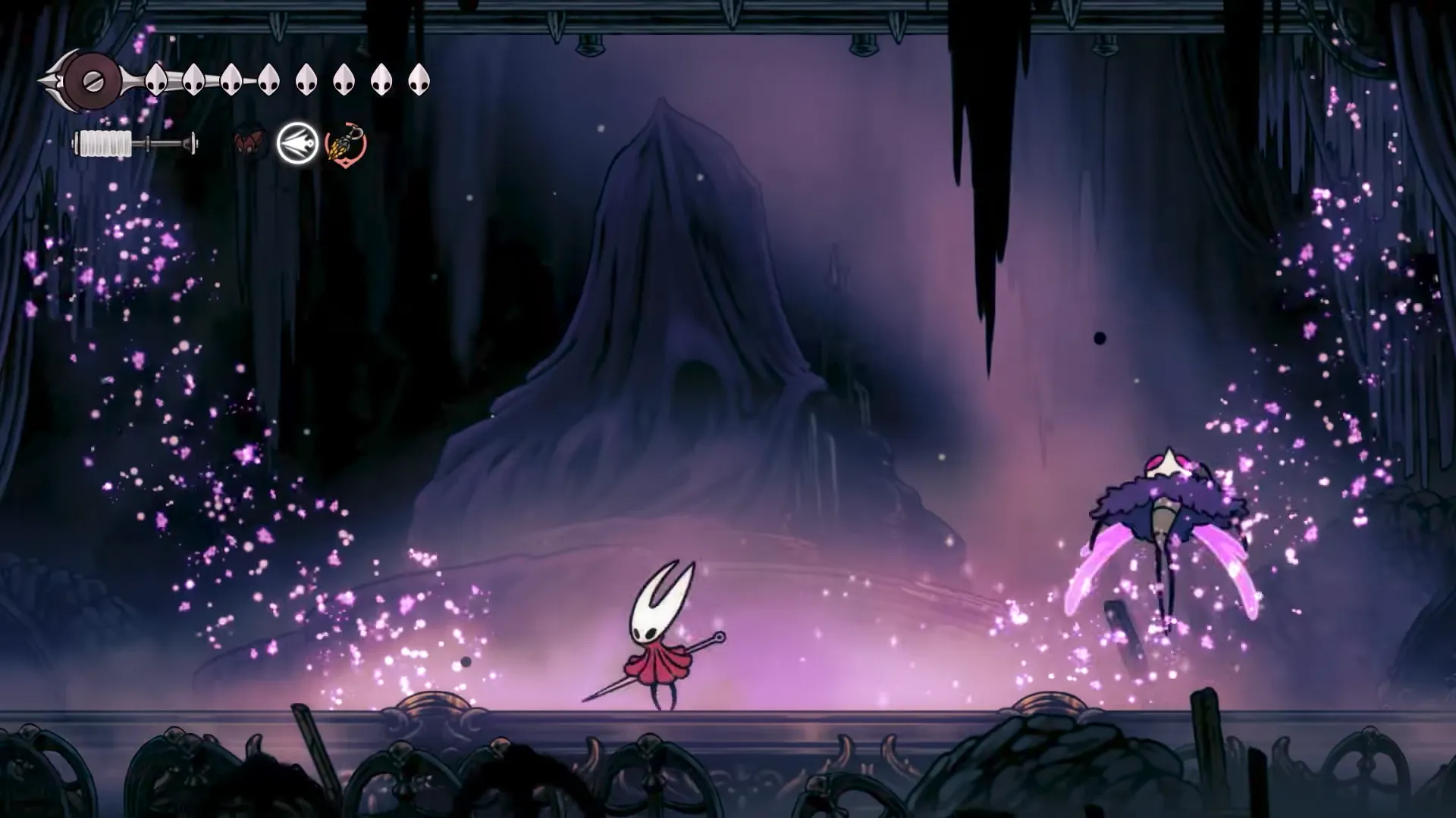 Tormented Trobbio, một trận boss kế thừa xứng đáng tinh hoa của Grimm với màn trình diễn thị giác ấn tượng trong Hollow Knight Silksong.